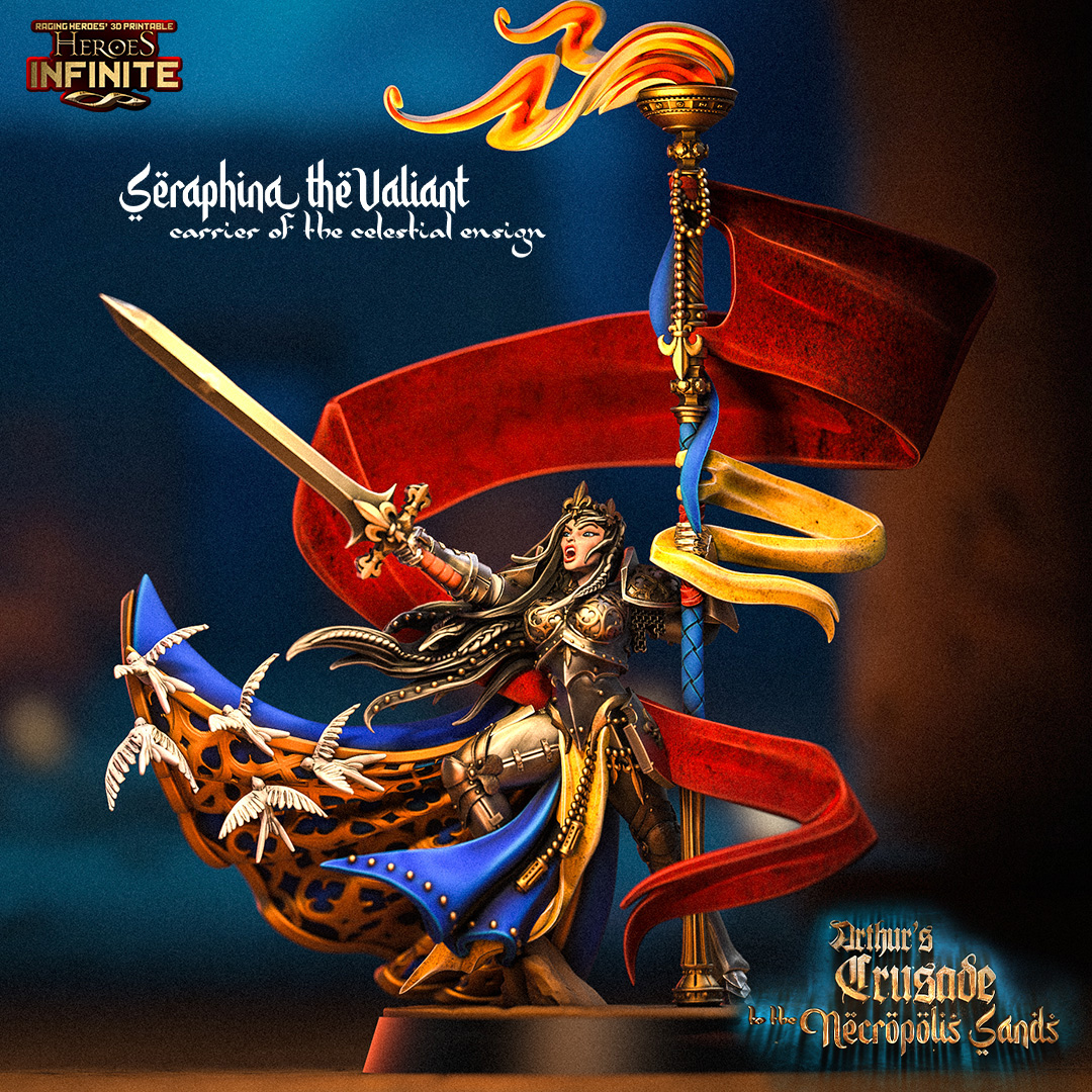 Seraphina the Valiant, Carrier of the Celestial Ensign