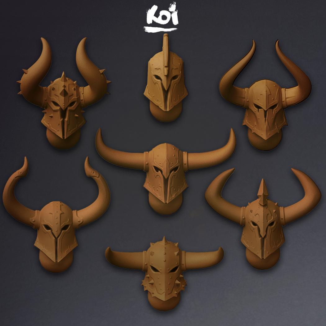 Dark Champions - Helmet set