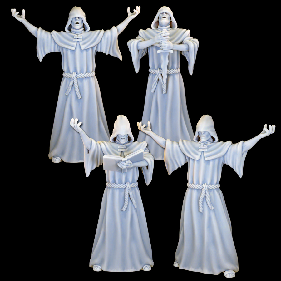 Chanting Cultists - Murderous Tabletop Cultists Collection Vol.I