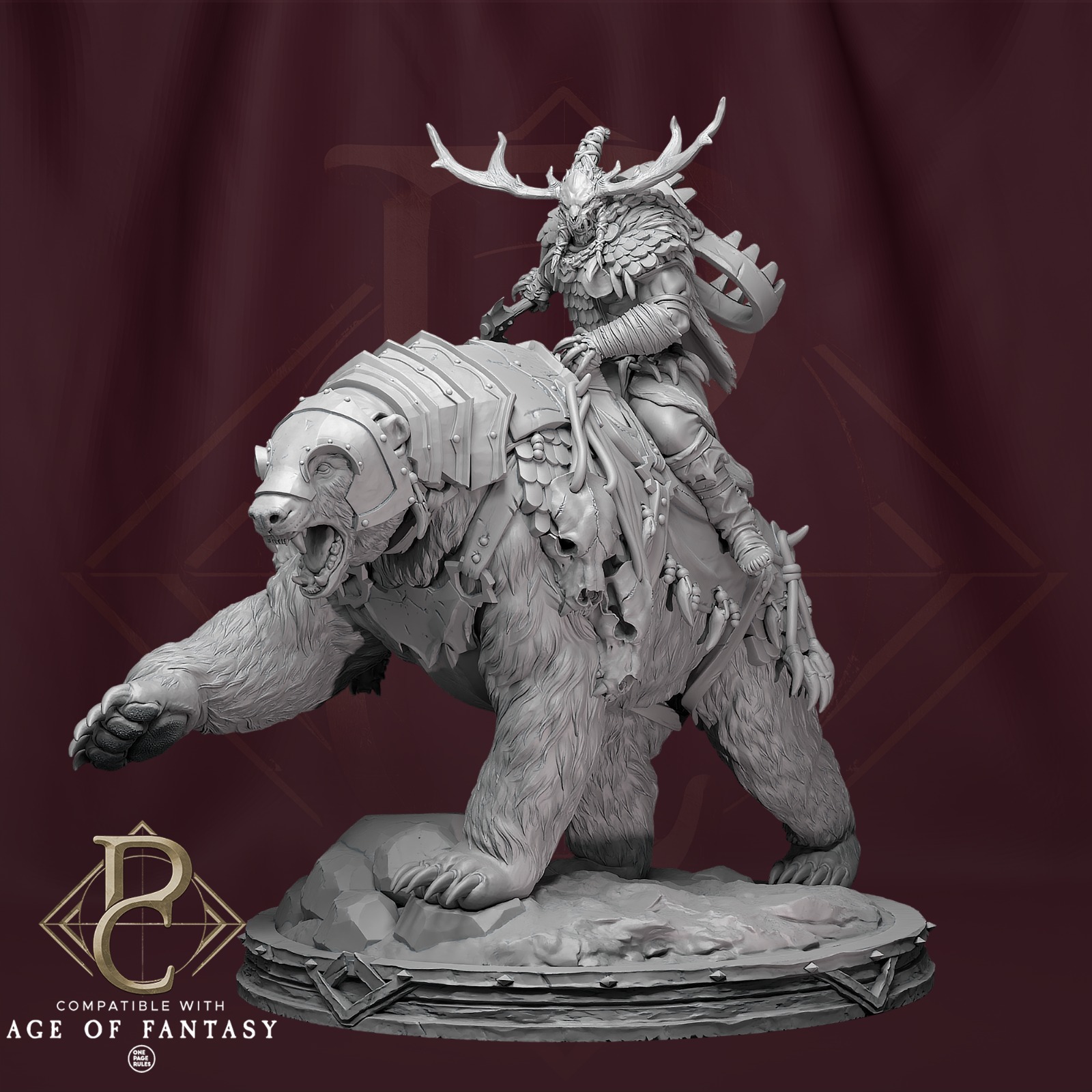 Worfar and The Bear - 2 SIZES