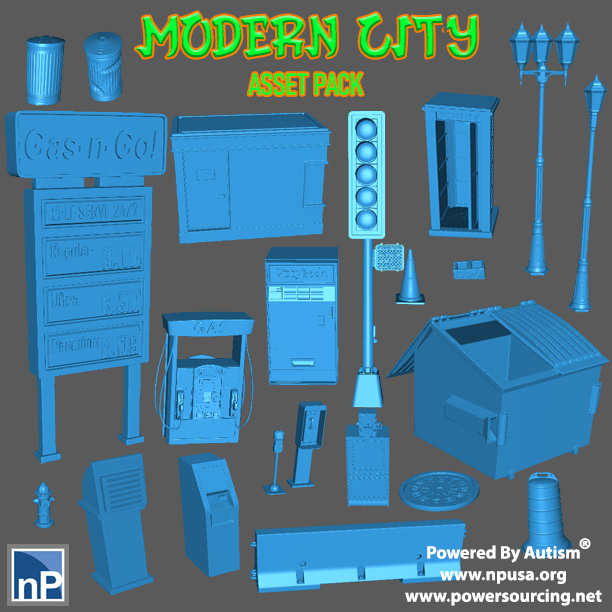 Modern City Asset Pack 1