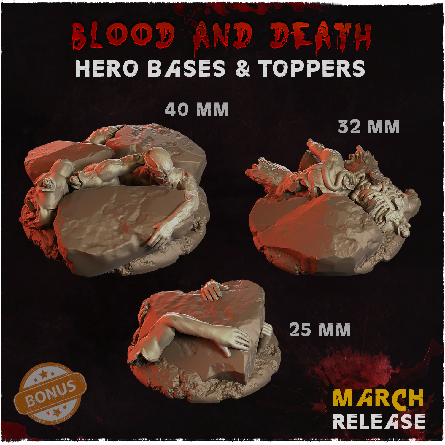 Blood and Death - Hero Bases & Toppers