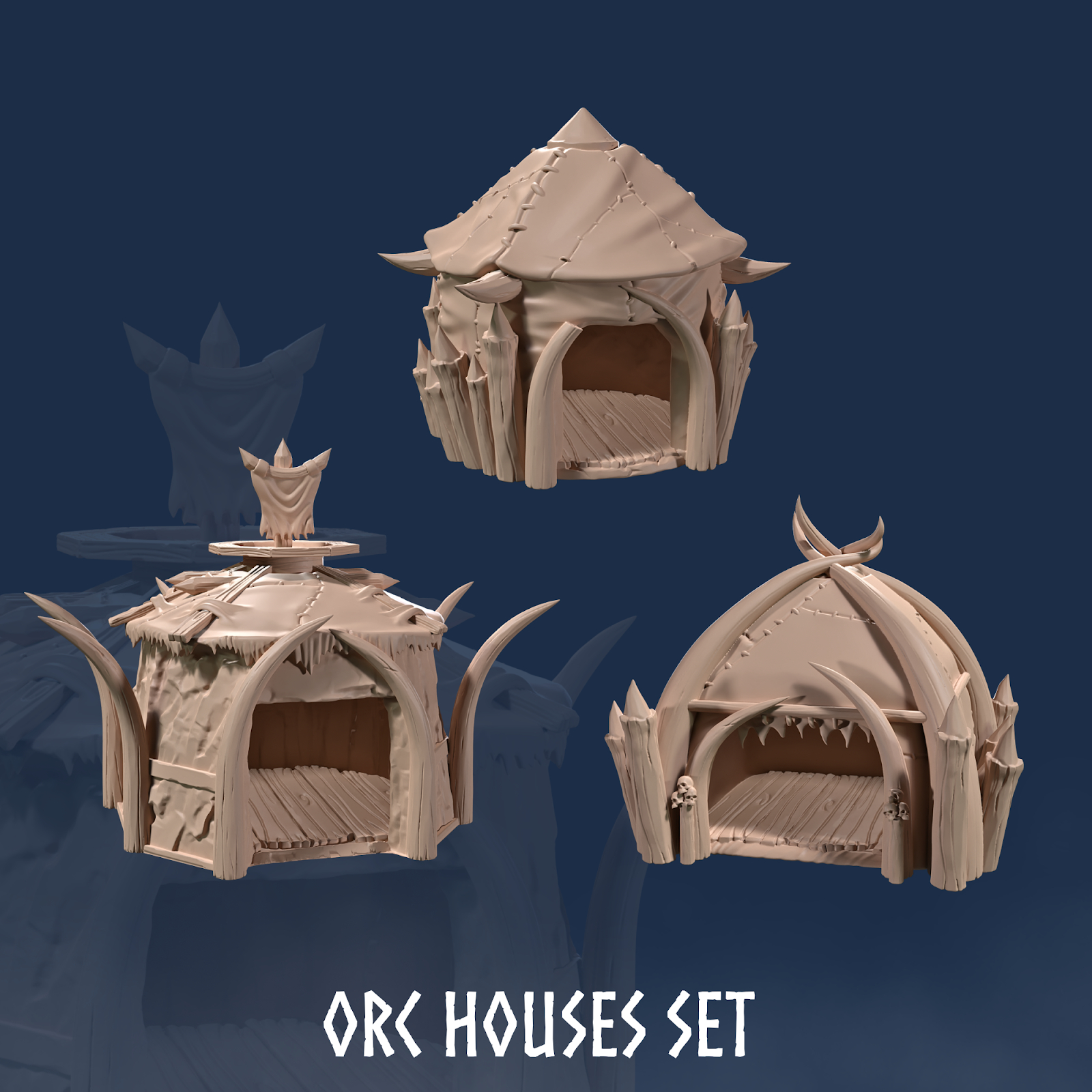 Houses - Orc Houses - Building - Buildings - Orc House - House - Houses