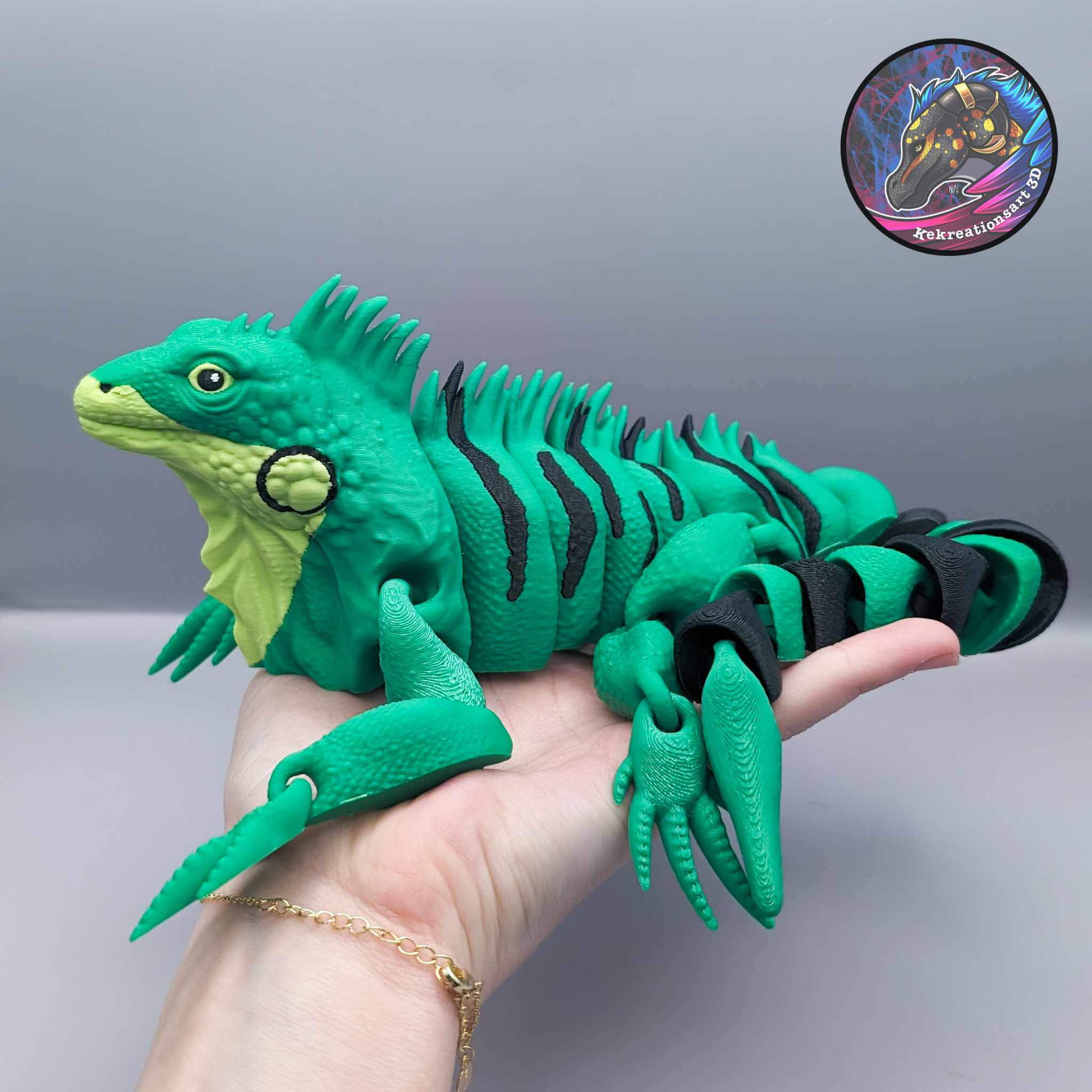 Flexi iguana, Articulated iguana