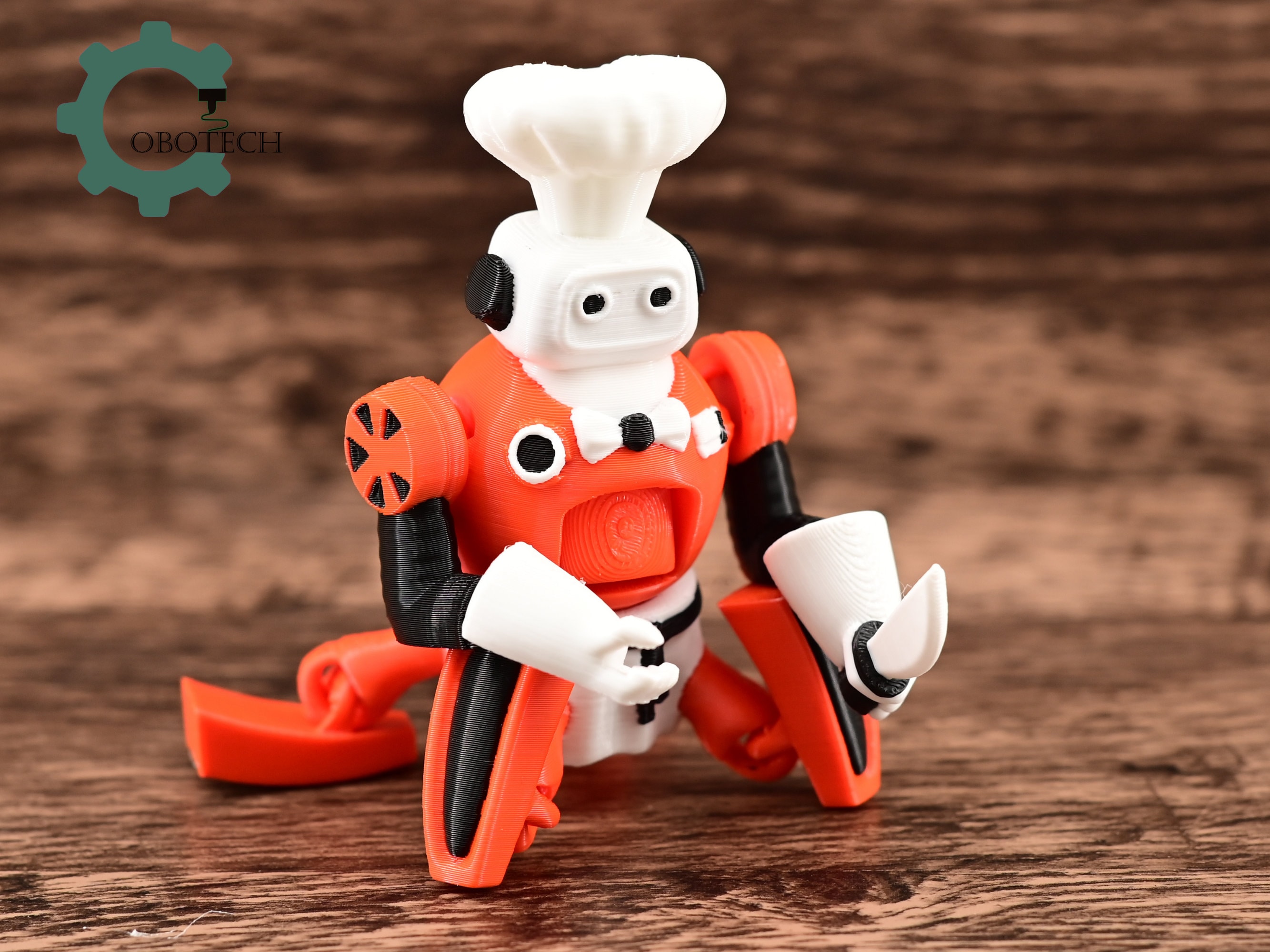 Cobotech Articulated Robo Chef Toy