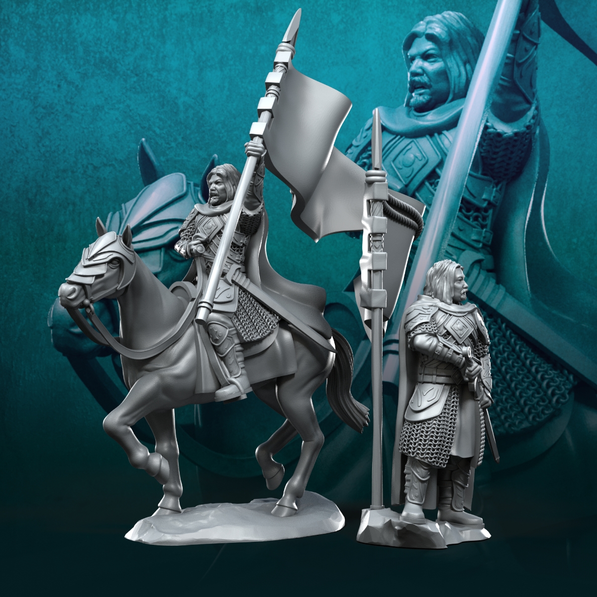 Mudd - West Human Banner ft and mtd | West Humans | Fantasy