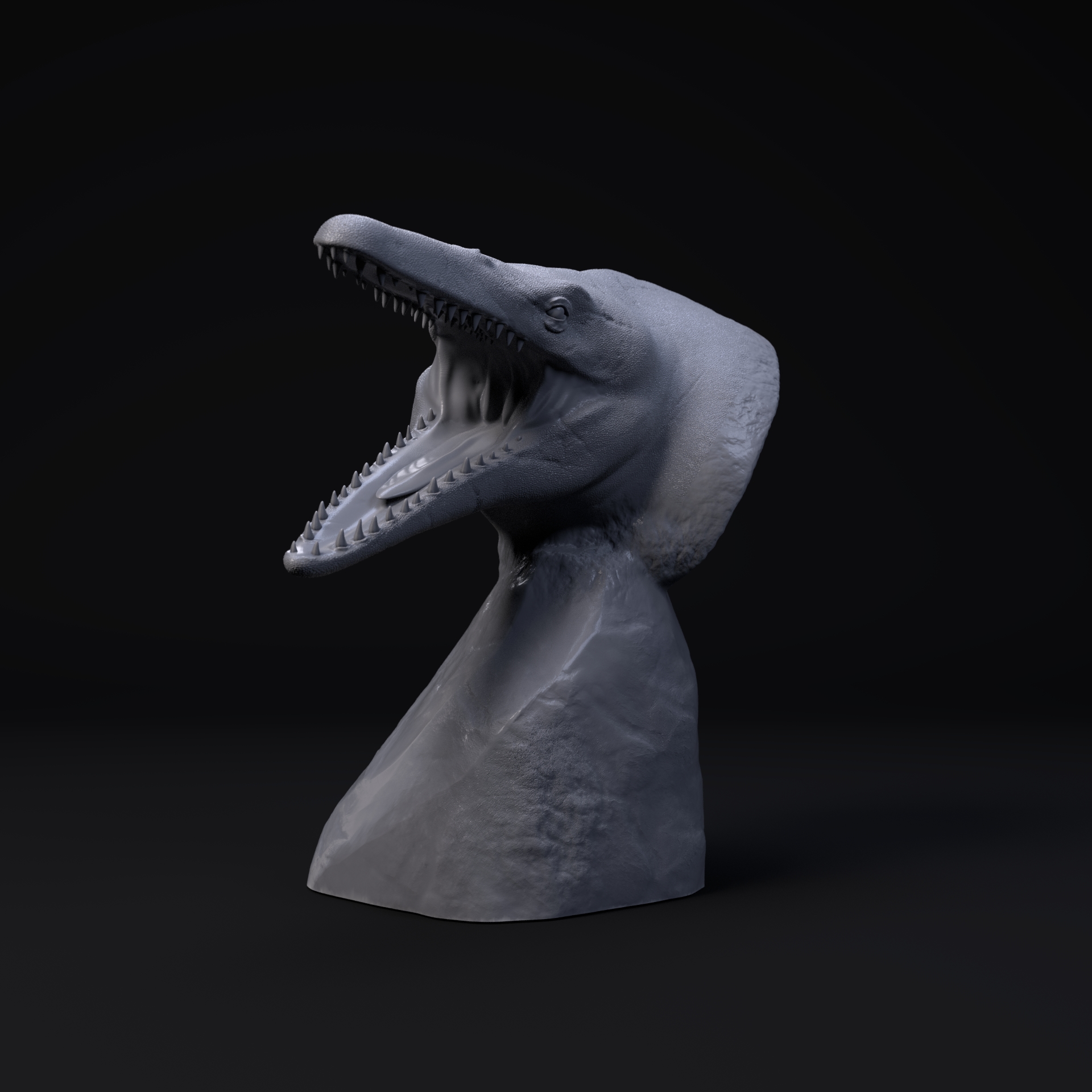Megapterygius Wakayamaensis bust - pre supported