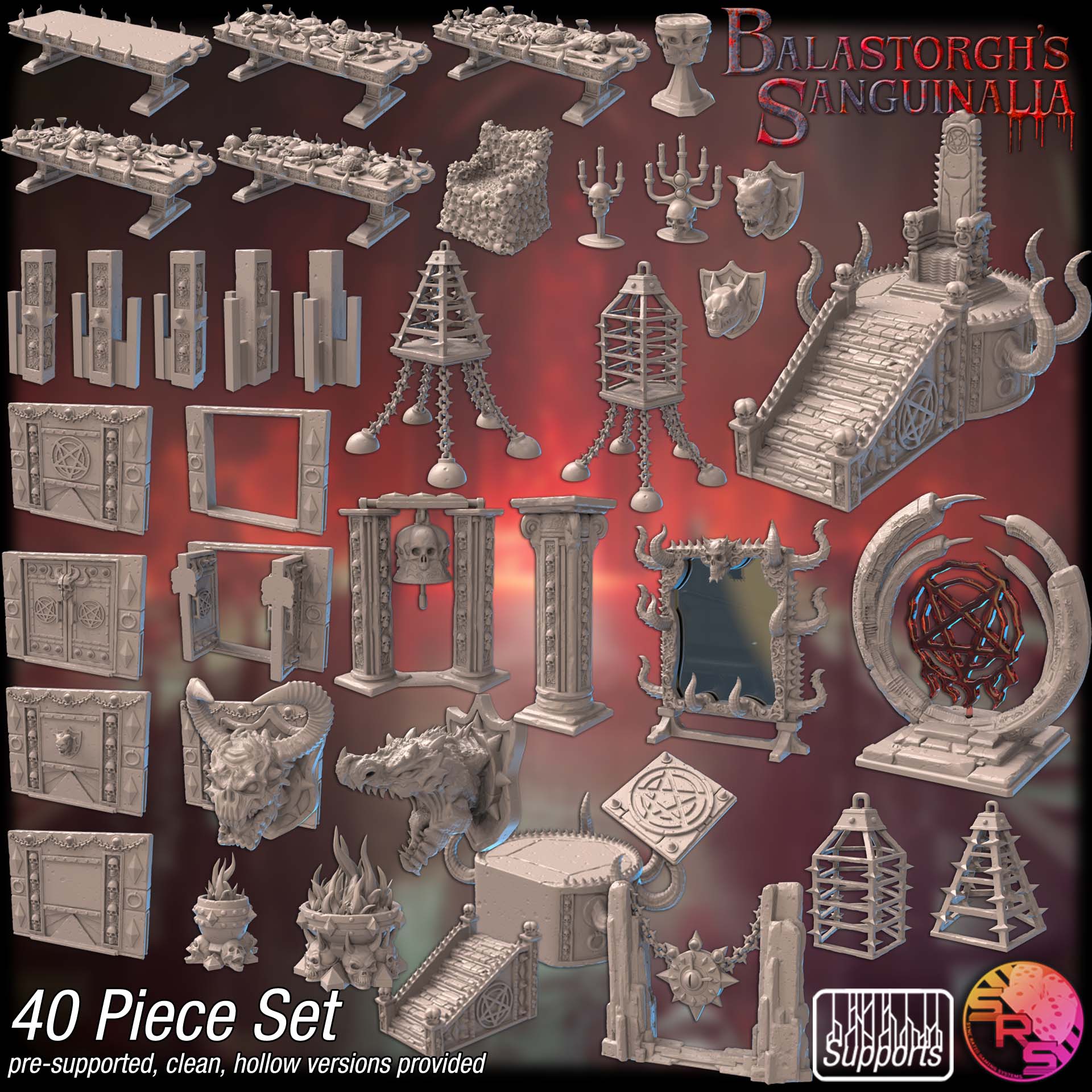 Demon Banquet Terrain Set