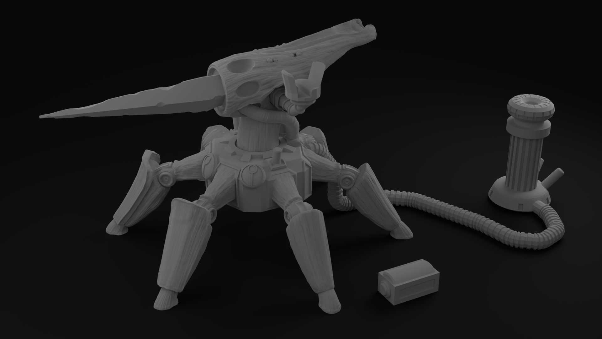 Vespid Neutron Cannon (Supported and Unsupported)