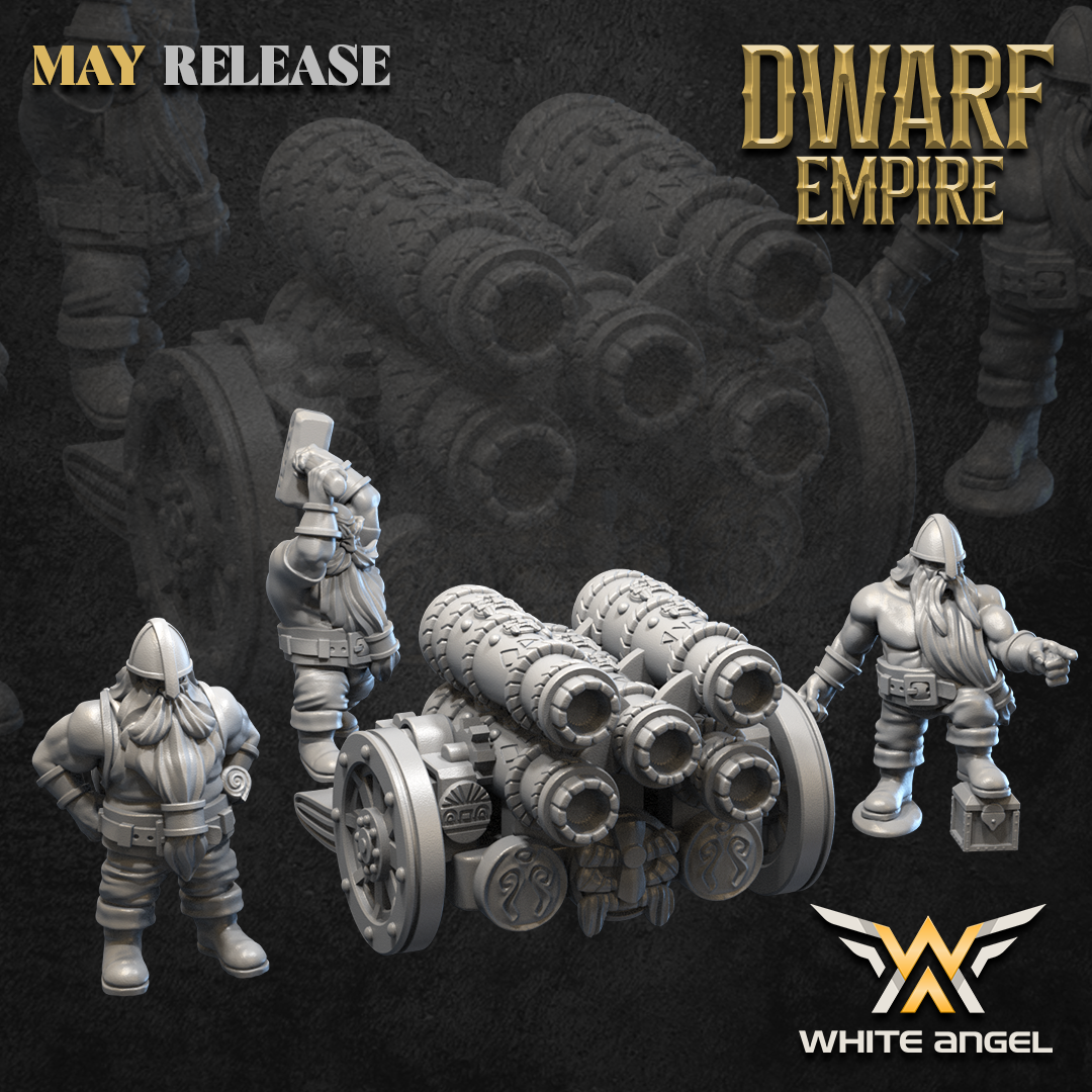 MULTIPYRO ORGAN CANNON - DWARF EMPIRE (MAY 2024 RELEASE)