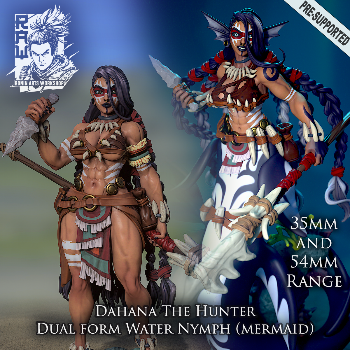 Dahana The Hunter - Dual form (Mermaid) Mini