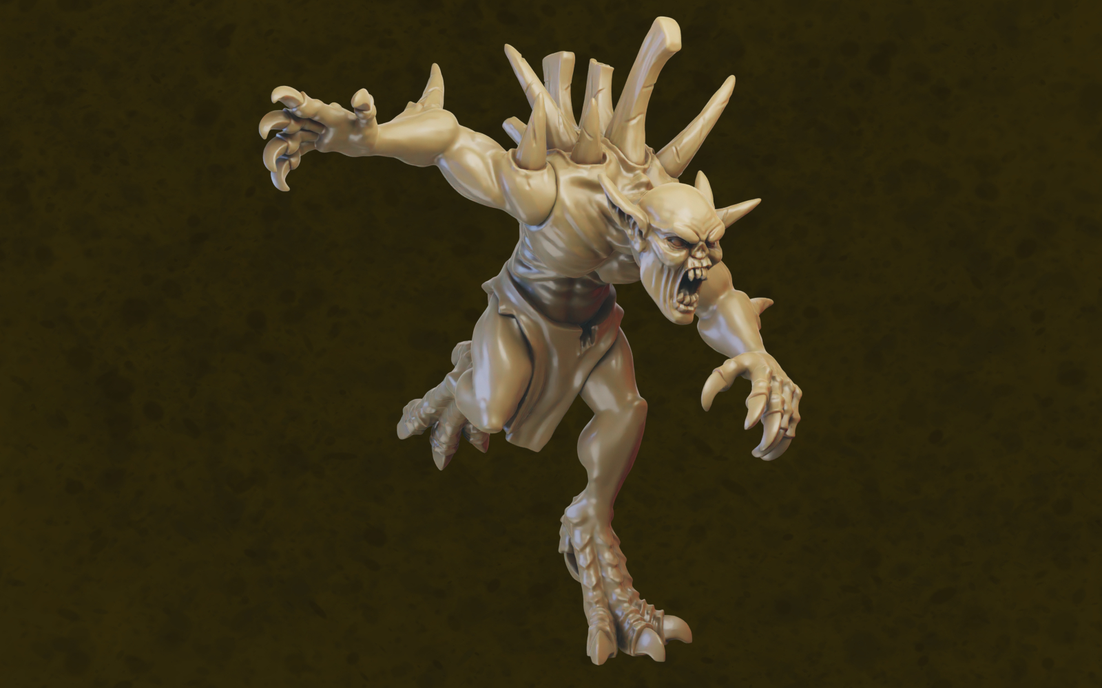 Undead Terror miniature (32mm, modular)