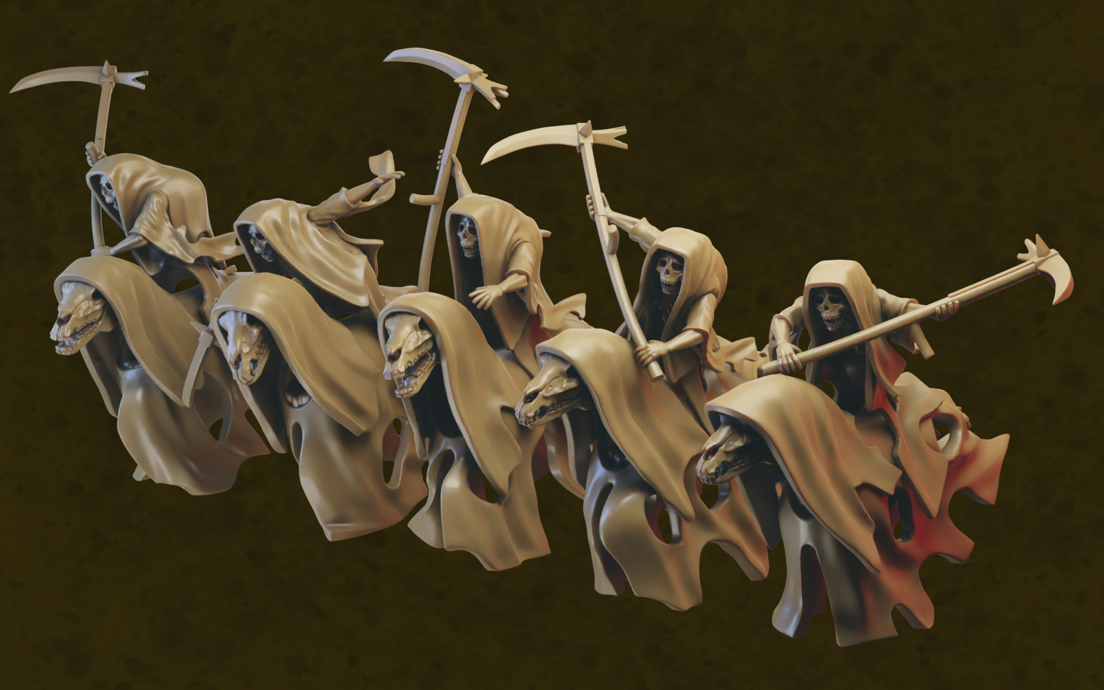 Hexwraits miniatures (32mm, modular)