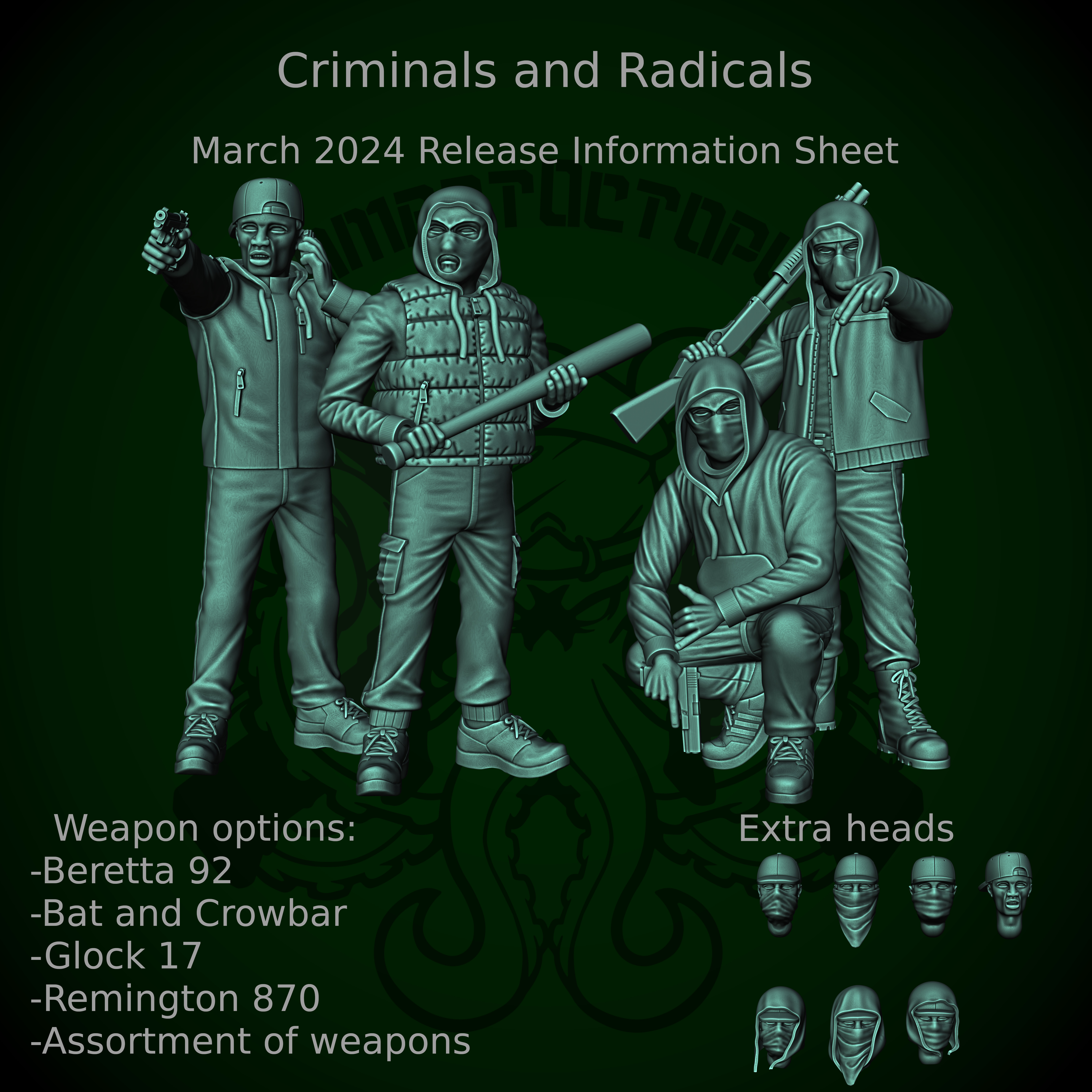 Patreon pack 31 - March 2024 - Criminals and Radicals