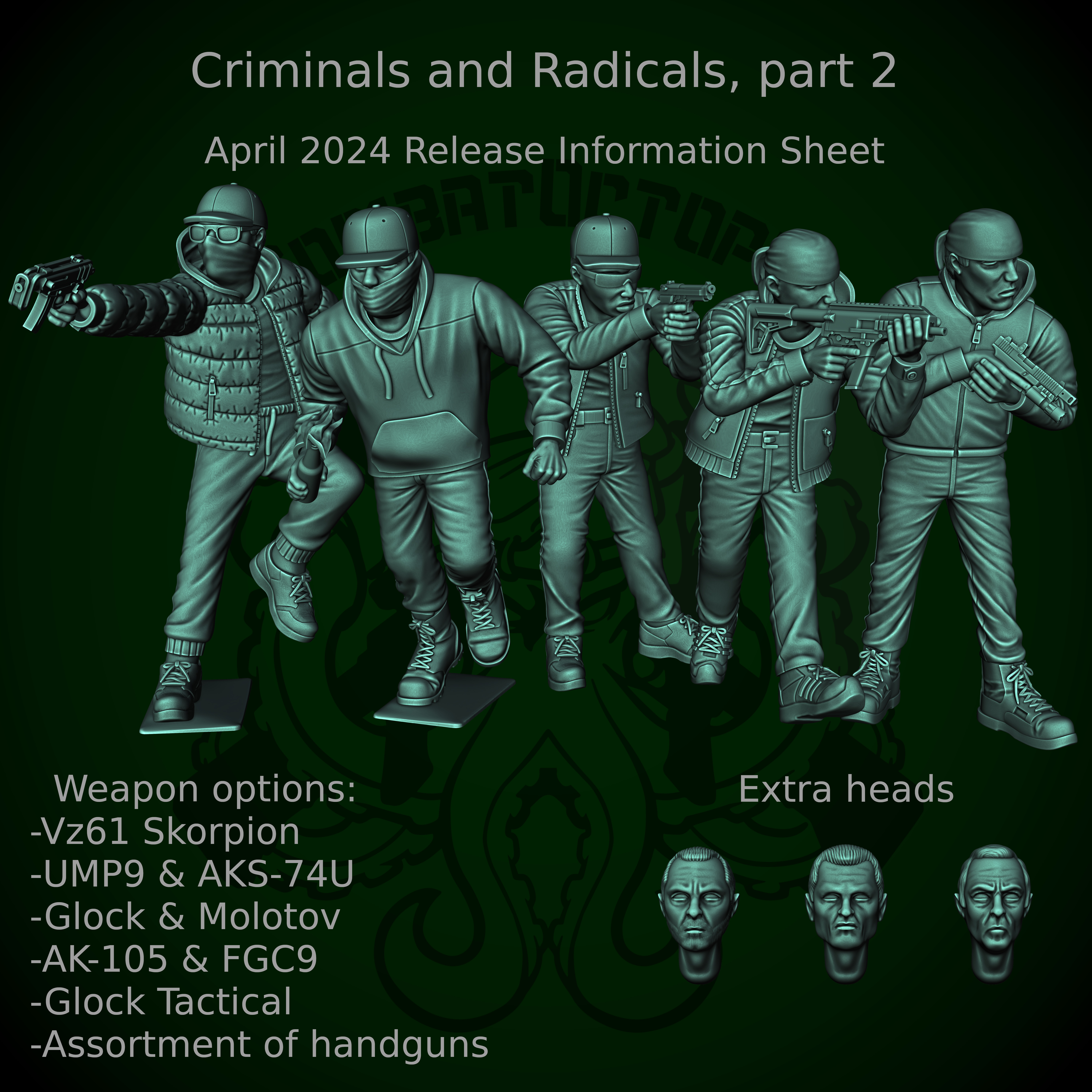 Patreon pack 32 - April - Criminals and Radicals p2