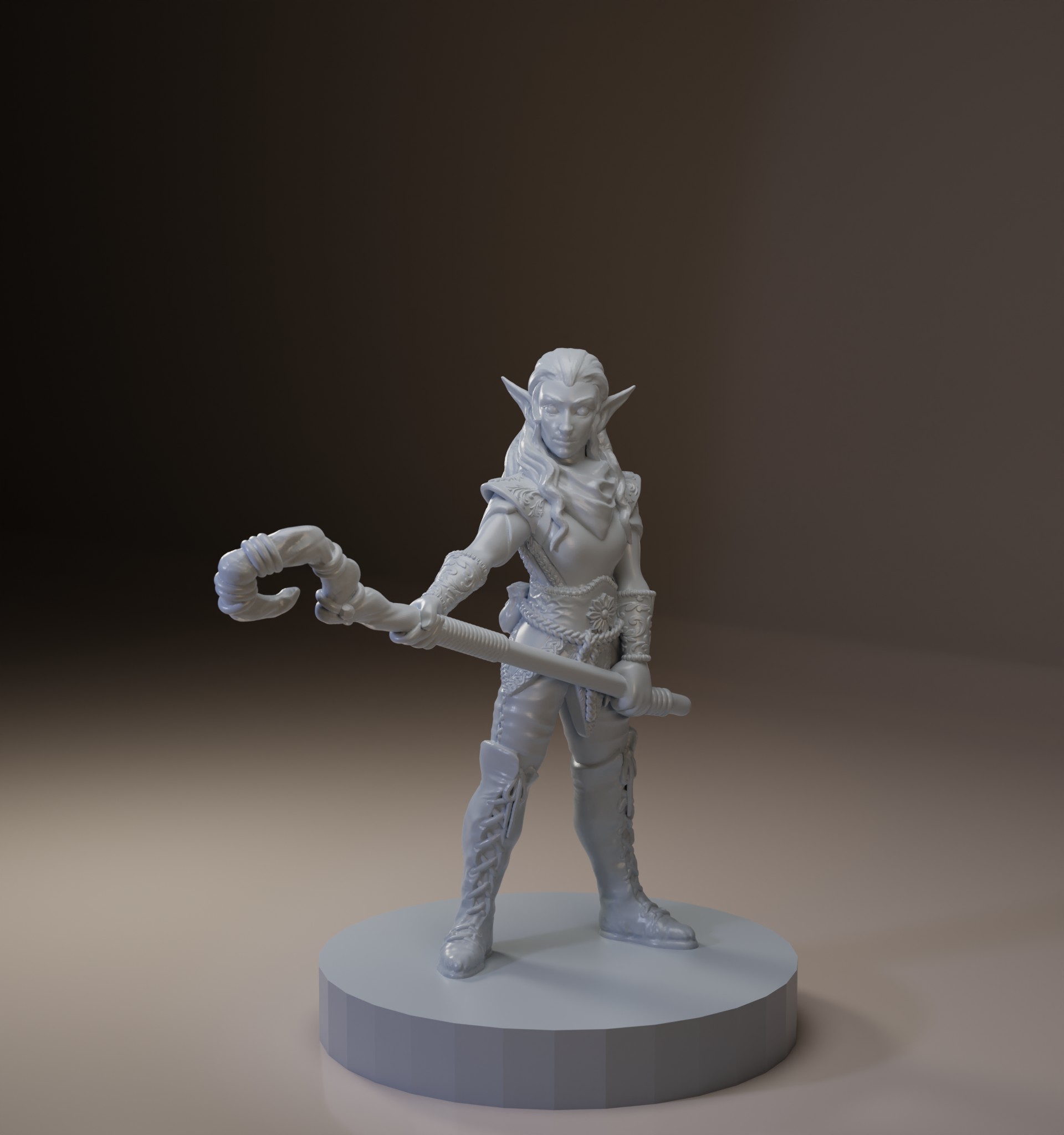 Faetris - Elven Druid Pose 2