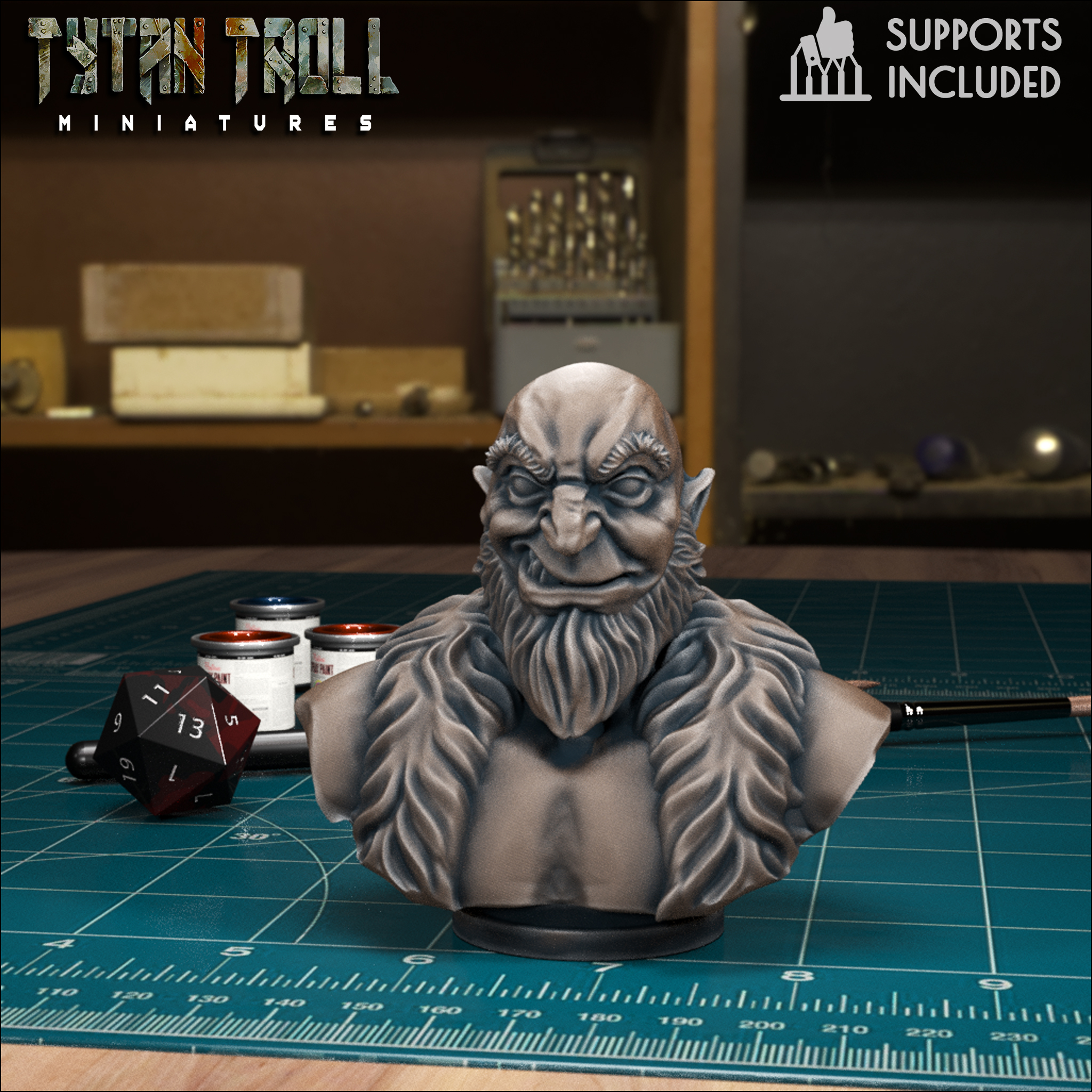 Curse of Strahd - Kiril Stoyanovich Bust [Pre-Supported]