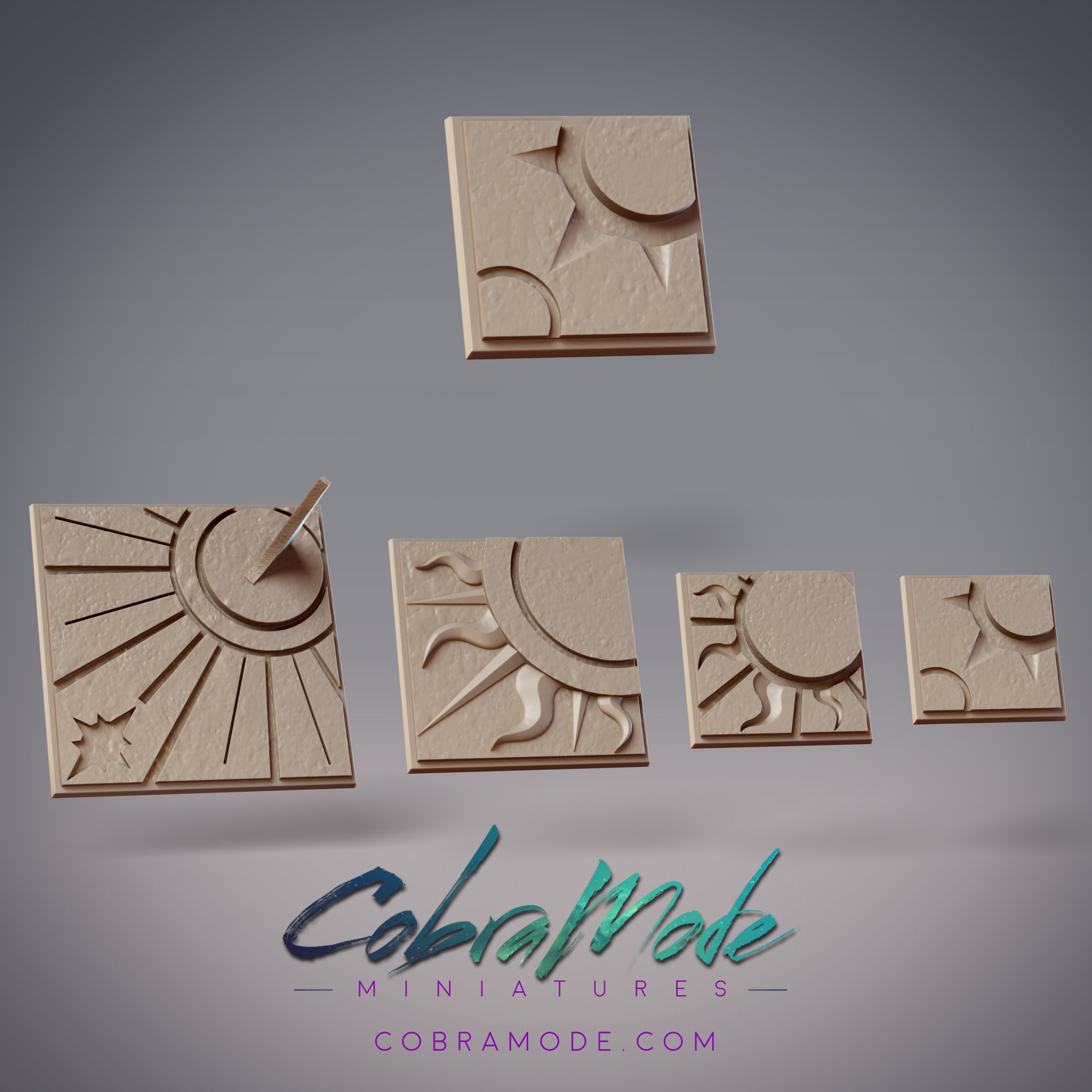 Sundial Square Base Pack (4pcs)
