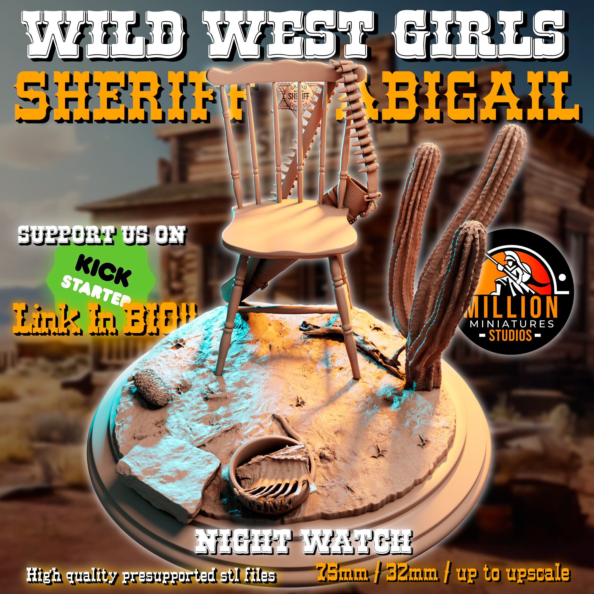 Sheriff Abigail Night Watch - Diorama