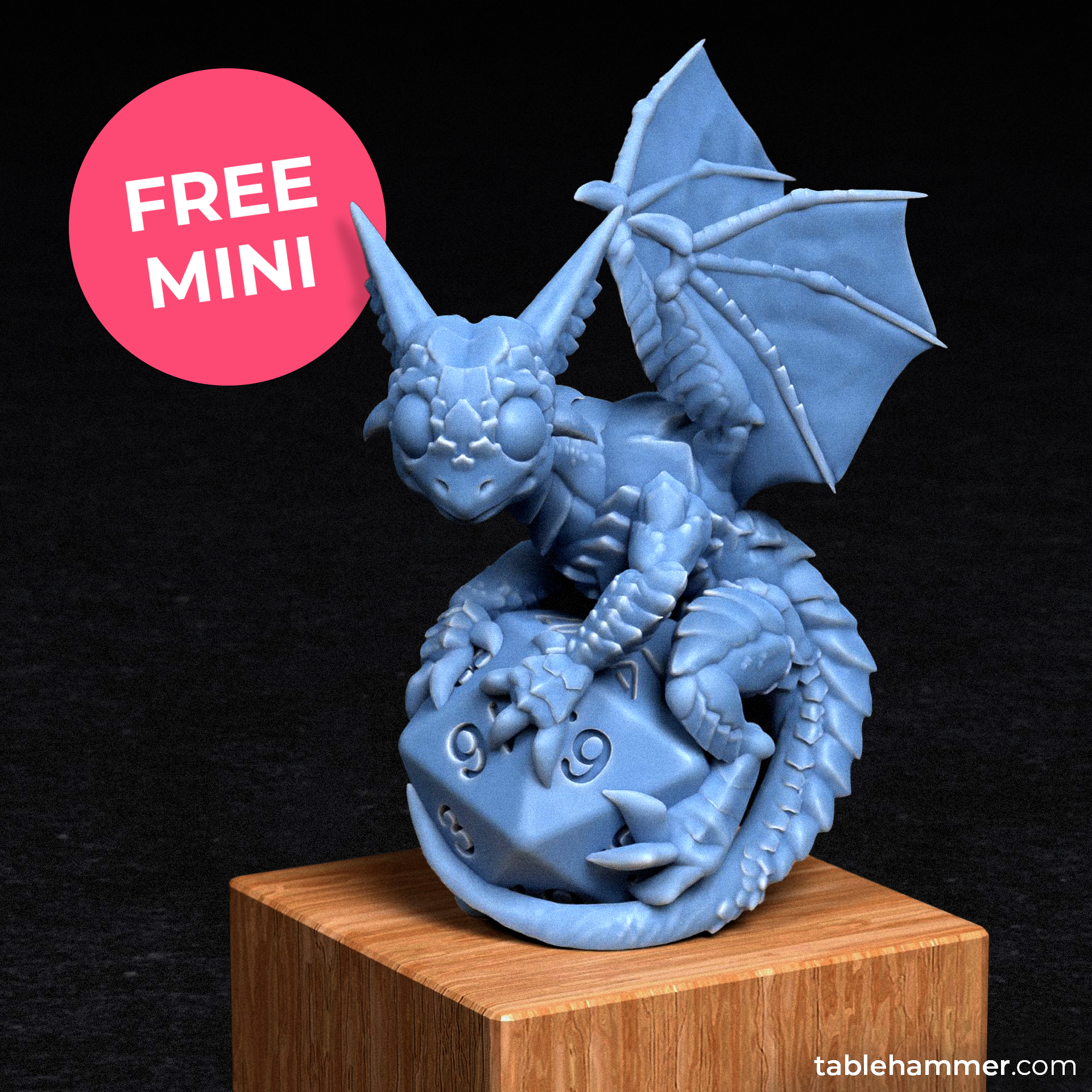 FREE: Baby Dragon – 7th place UKGE competition model