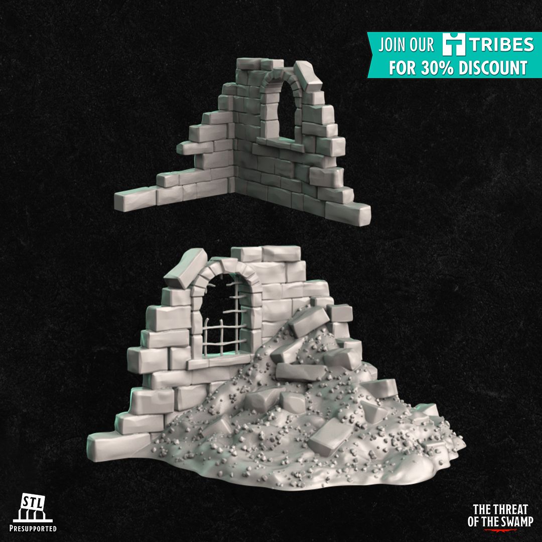 Crumbling walls