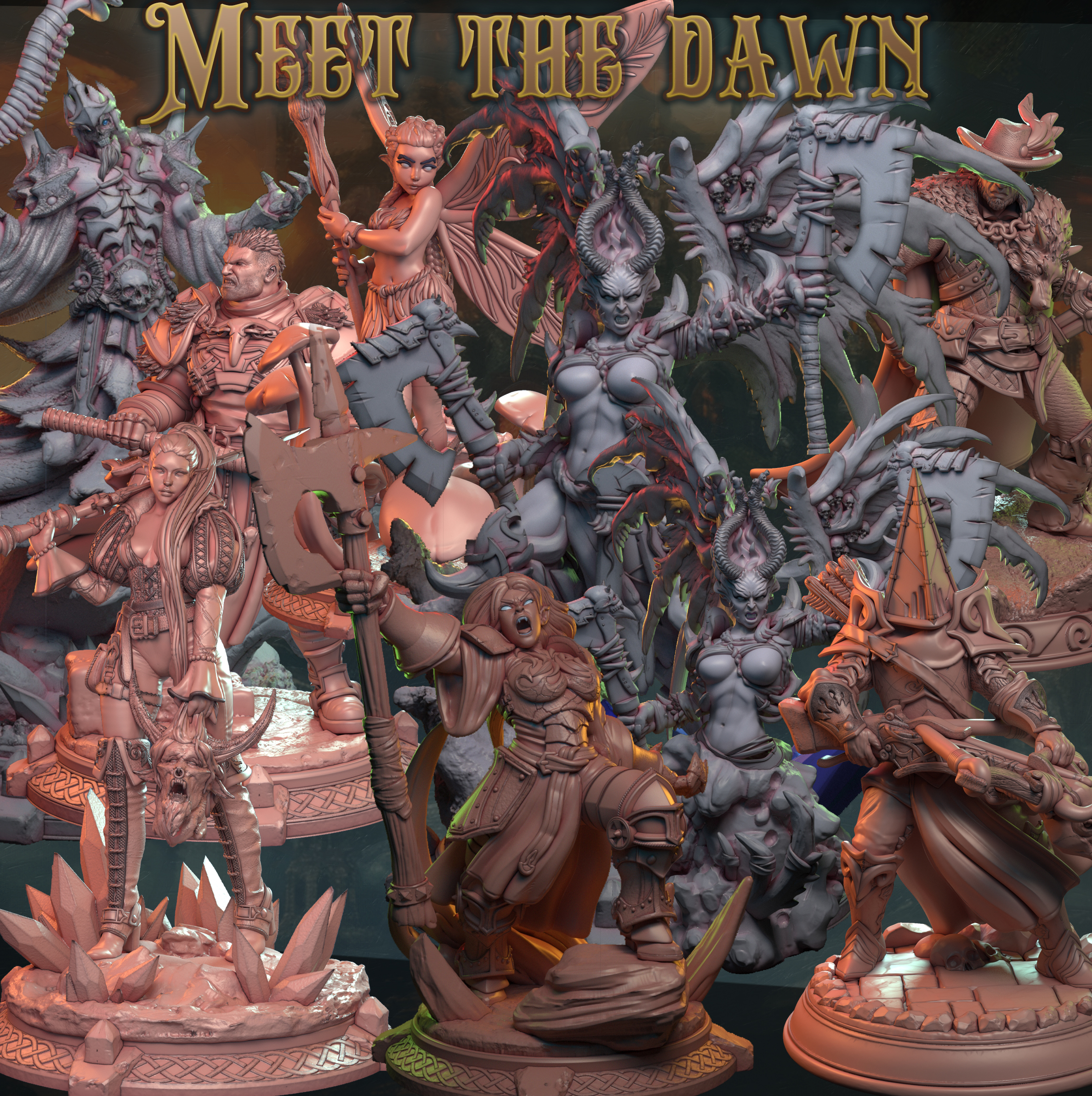"Meet the Dawn" set