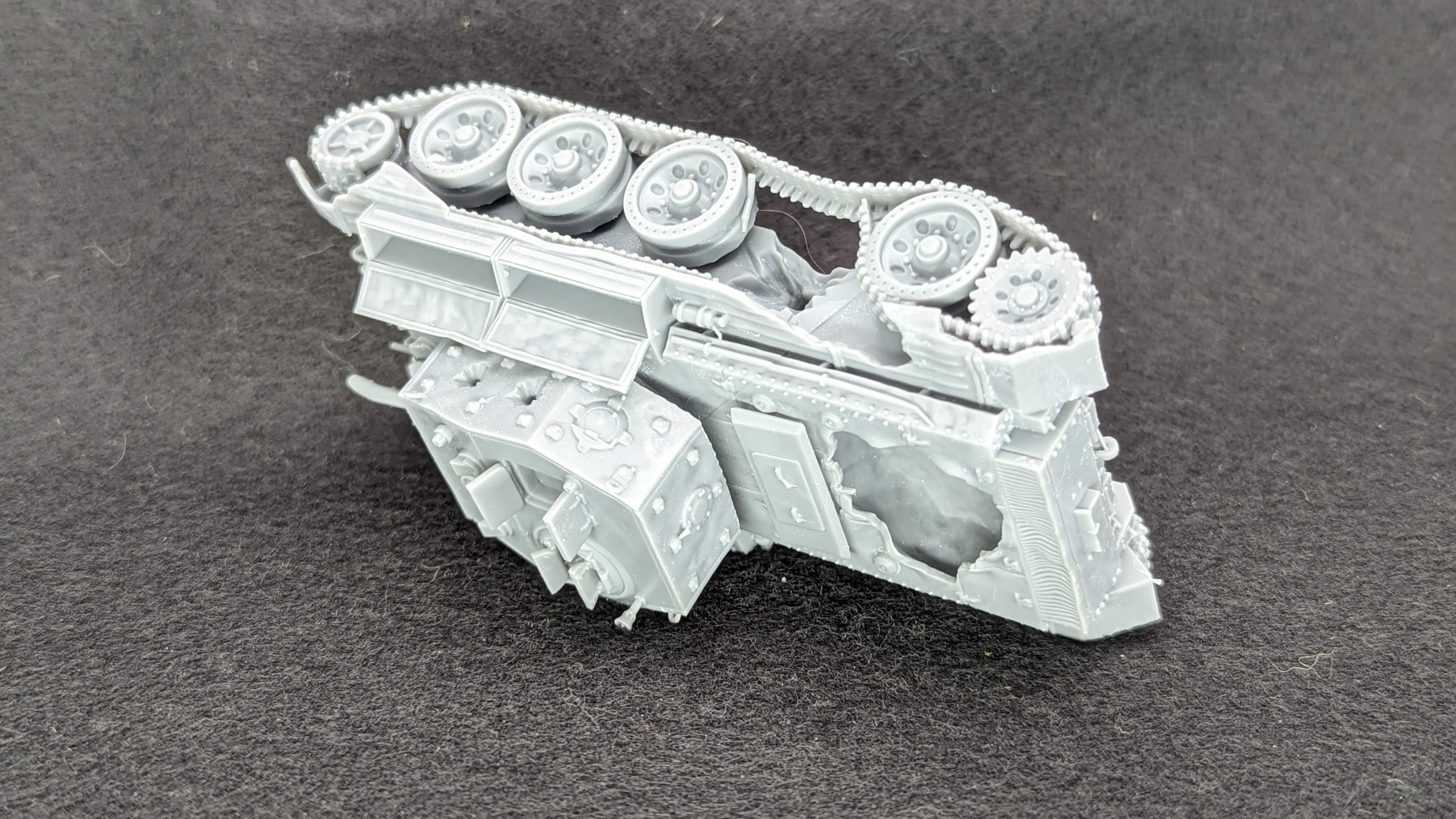 Destroyed A27M Cromwell IV (UK, WW2)