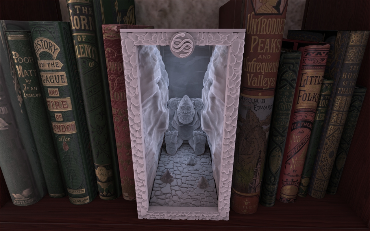 Stone Golem Booknook