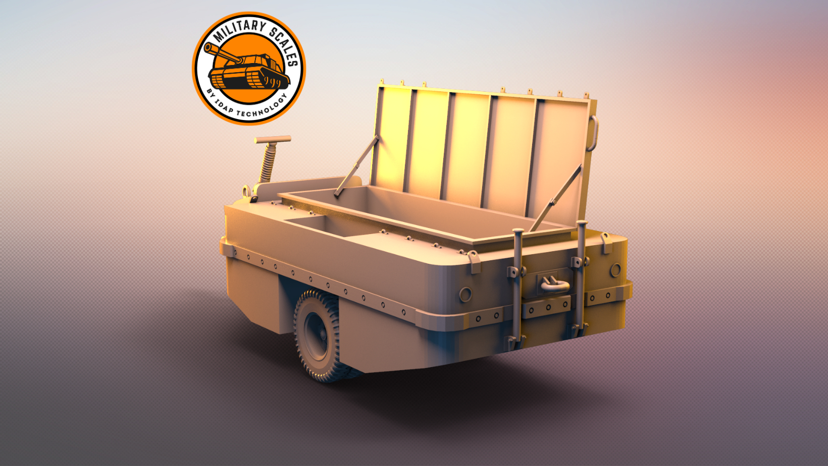 Trailer WTCT6 for DUKW and LVT open