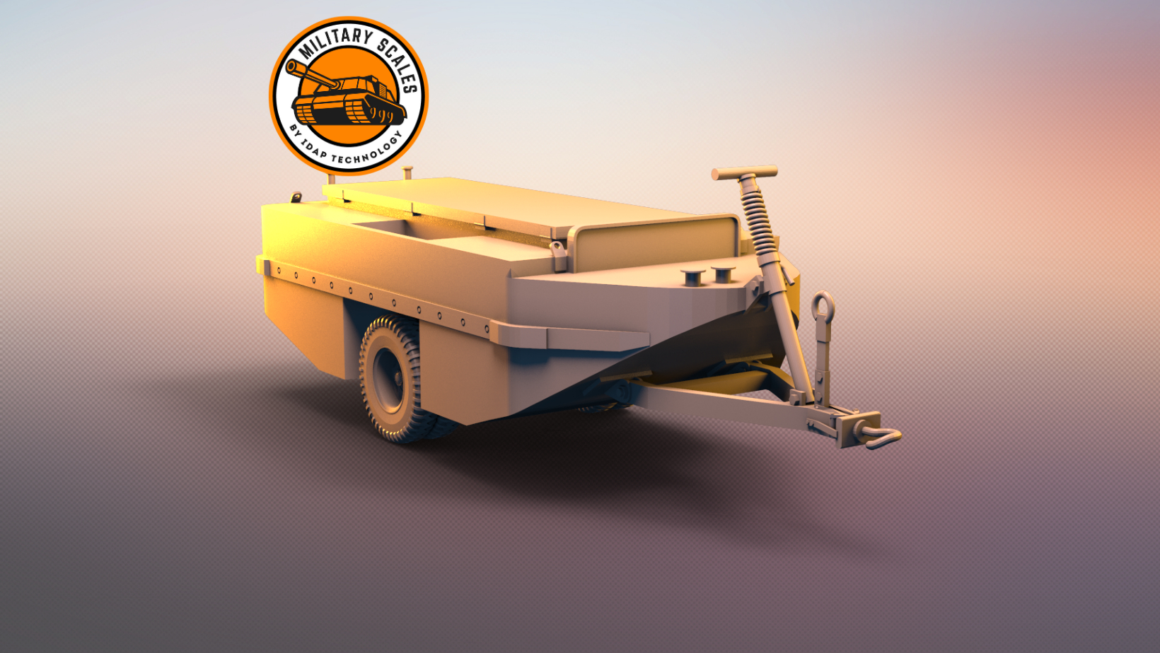 Trailer WTCT6 for DUKW and LVT closed