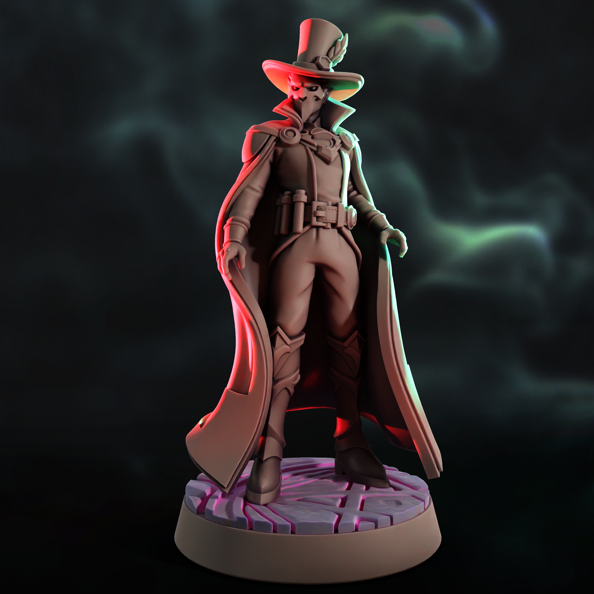 Masked Highborn Noble Warlock | Tabletop D&D, RPG Mini