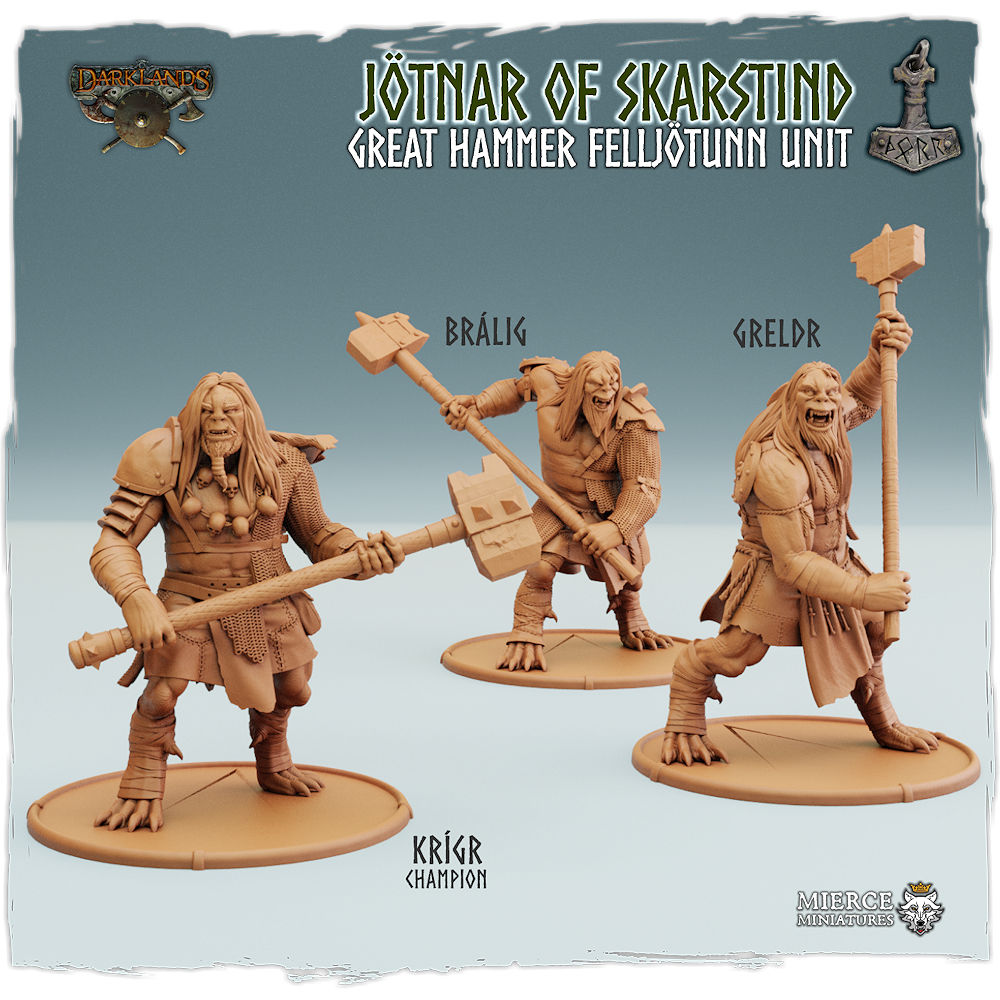 Norse Jötnar of Skarstind, Great Hammer Felljötunn Unit