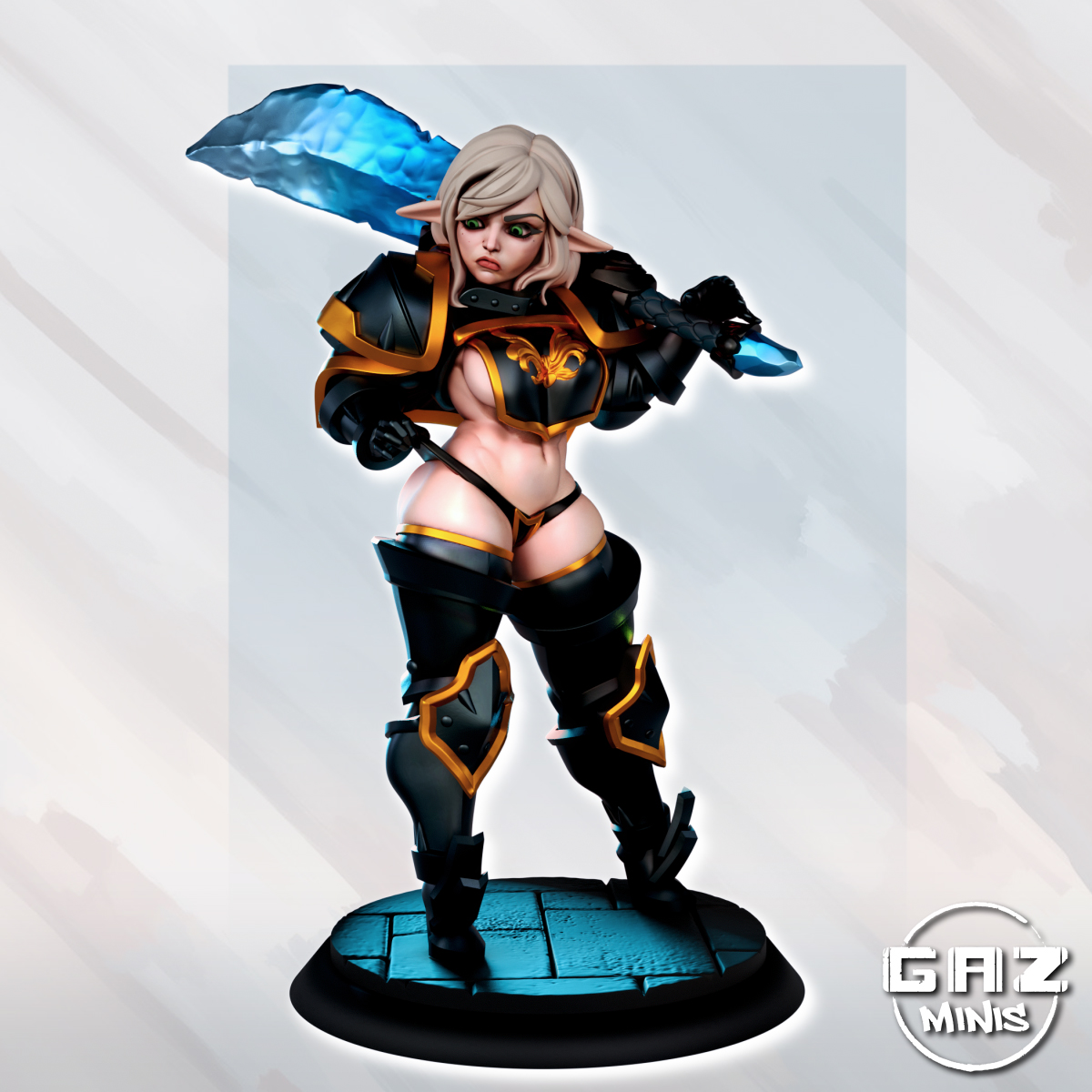 Elf in High Level Gear