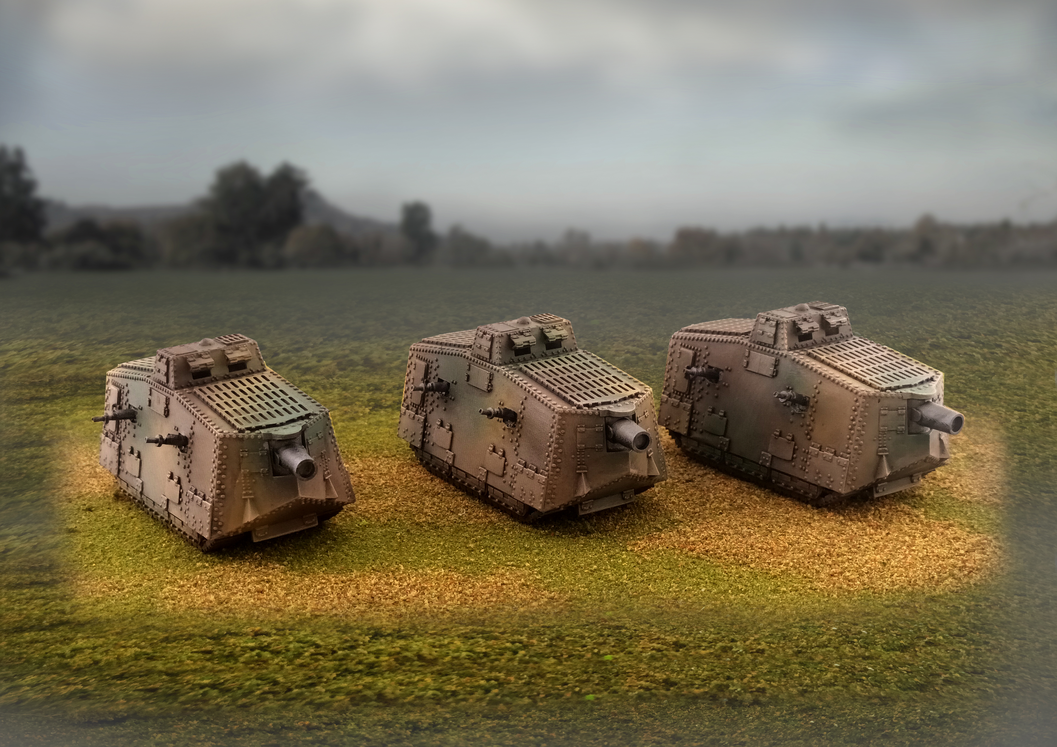 Imperial German A7V Sturmpanzerwagon APC