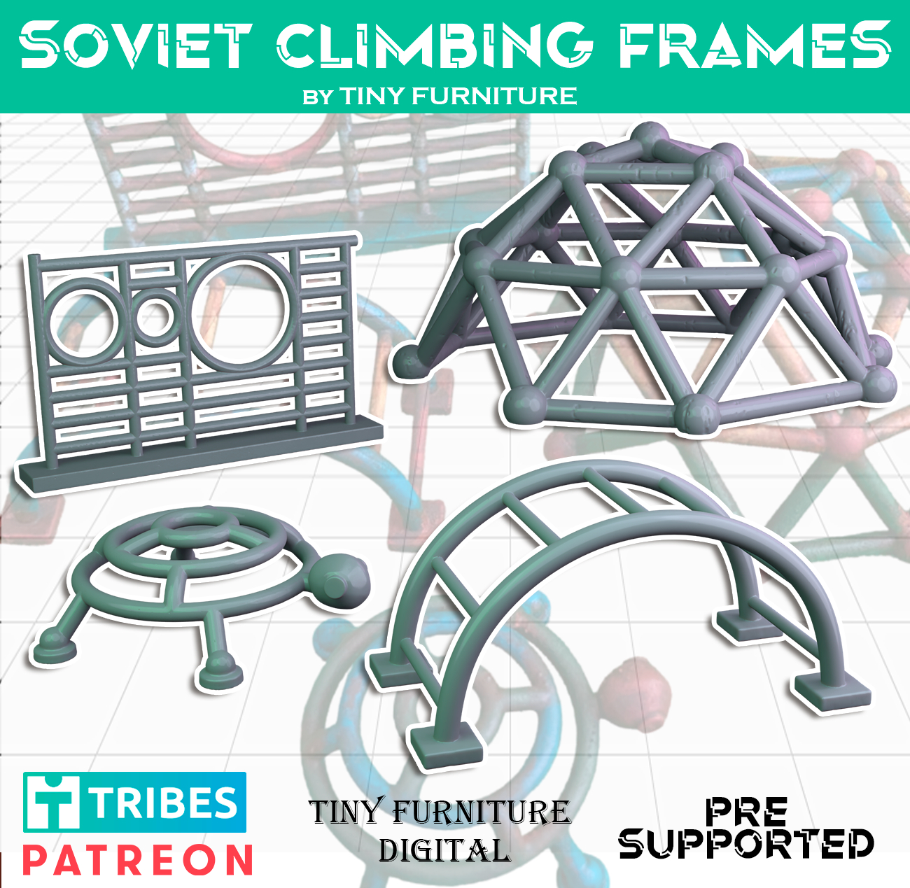 Soviet climbing frames