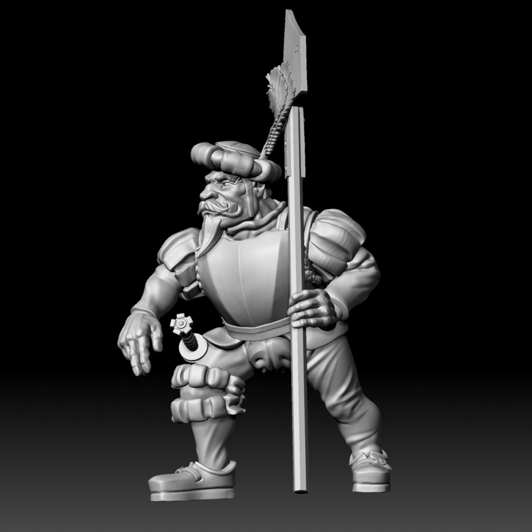Imperial Landsknecht Ogre - 28mm