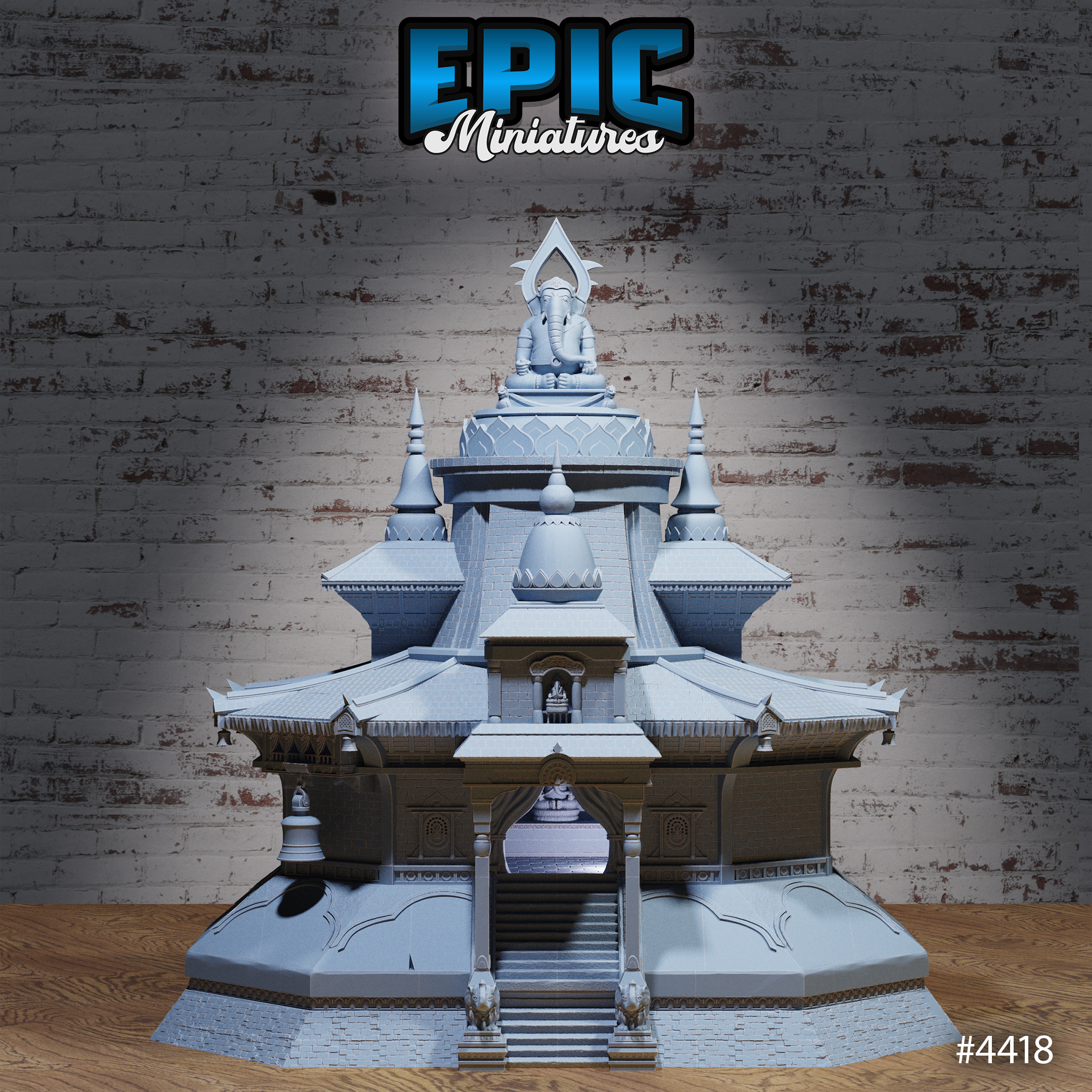 Divine Temple / Monk Building / Elephant God Shrine / Summoning Construction / Asian Architecture / Majestic Goddess Home