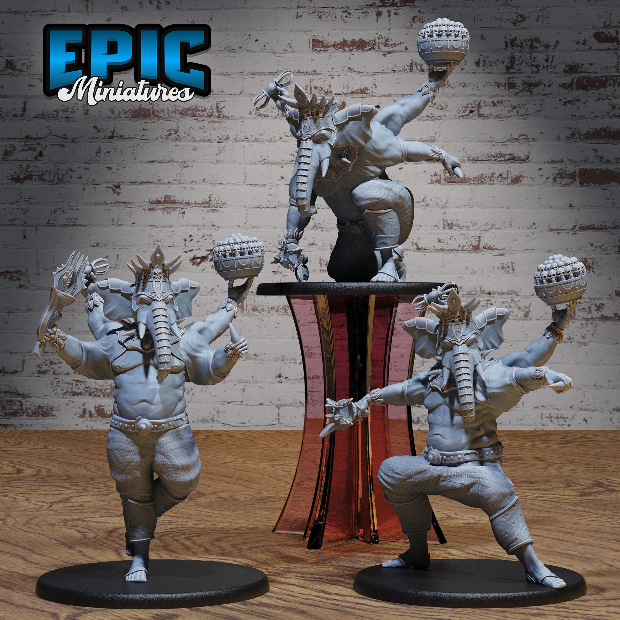 Elephant God Avatar Set / Ancient Asian Deity / Majestic Warrior / Myth God / Legendary Leader / Monk Encounter