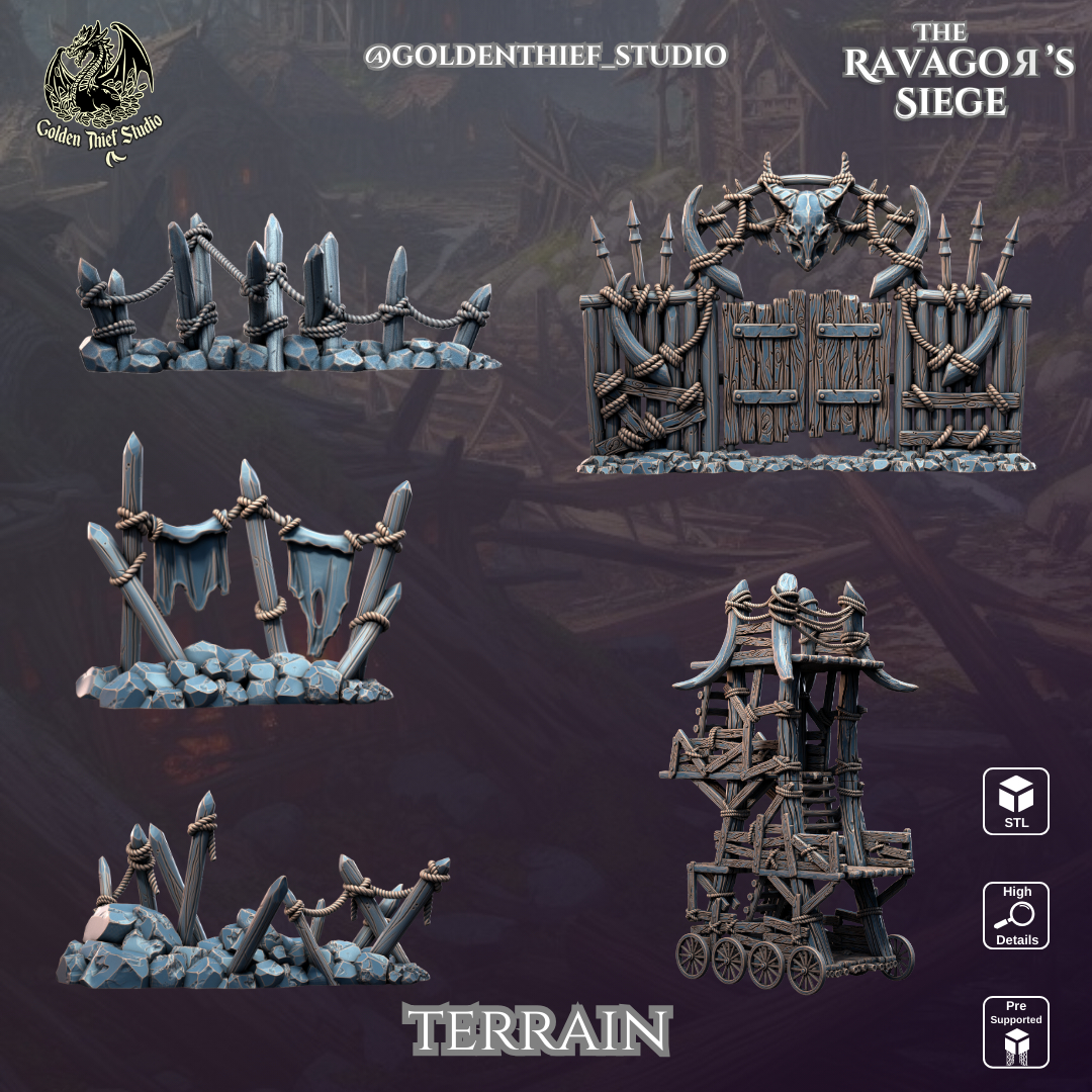 Ravagor's Terrain | 3D Printable STL Props and Terrain for Wargames & RPGs