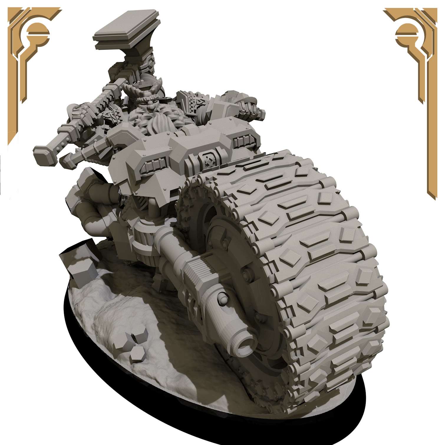 Warden on Durratrakh - Presupported