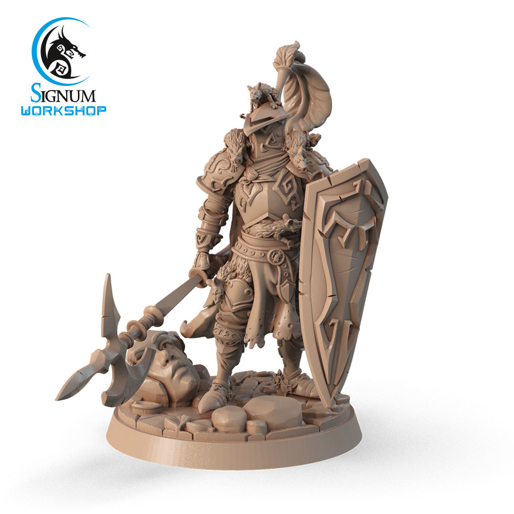 Plague Paladin with Halberd
