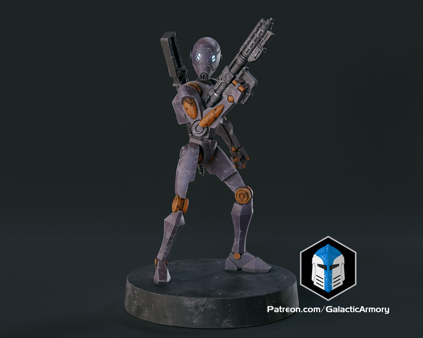 1:48 Scale Battle Droid Army - BX Commando Droids - 3D Print Files