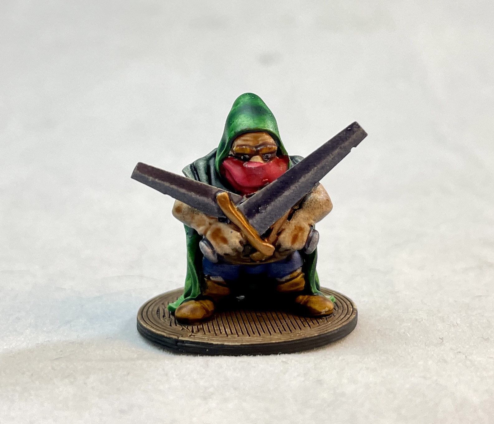 Sneaky the Dwarf, squire of Snowflake the White Knight