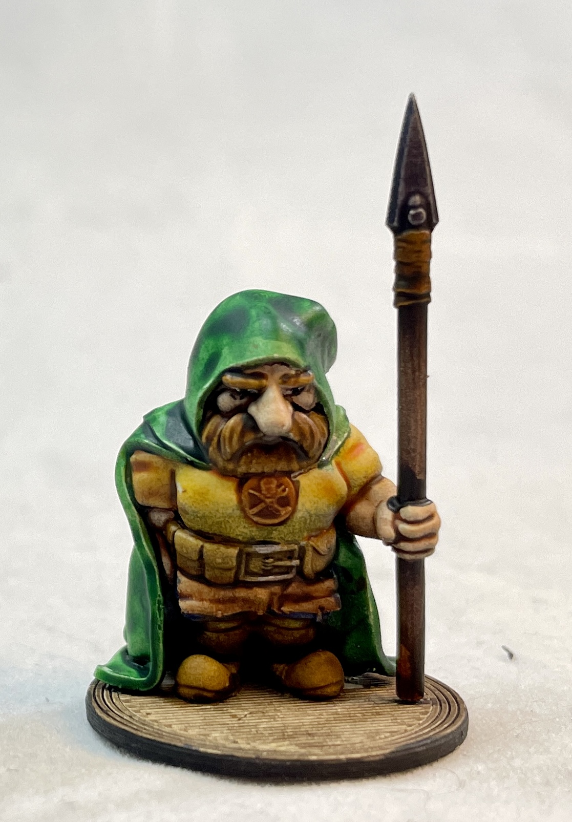 Grump the Dwarf, squire of Snowflake the White Knight