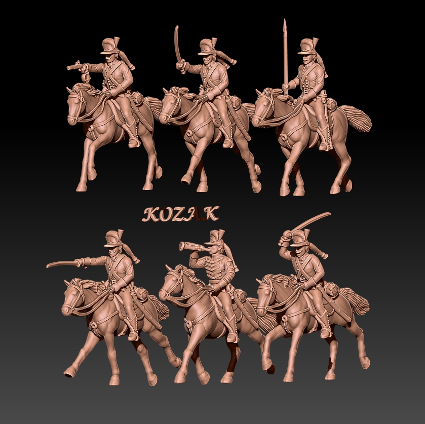 russian light cavalry 1790 set 1