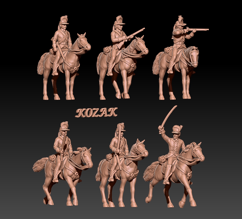 russian light cavalry 1790 set 2
