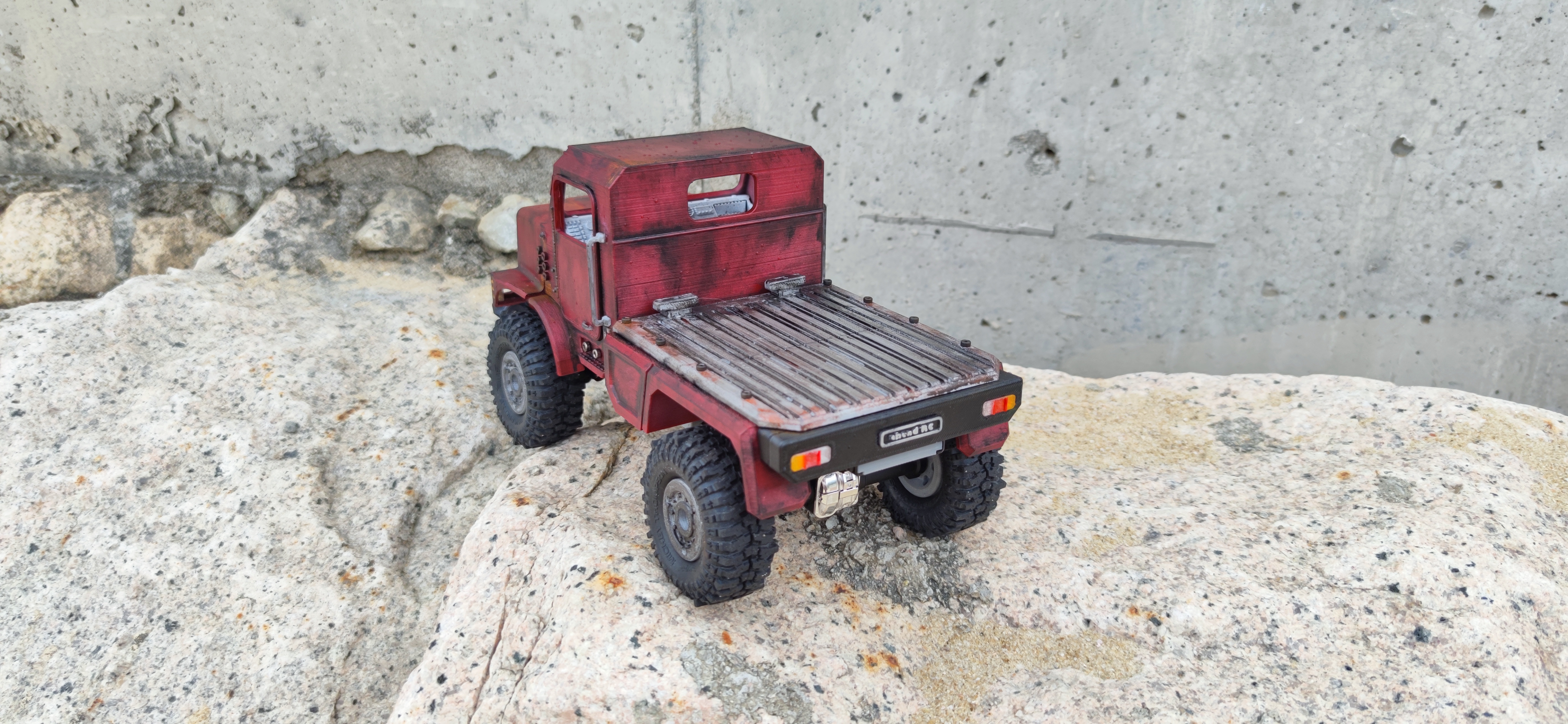 Crawler Mk23 Flatbed - 1/18 TRX4M RC body attachment