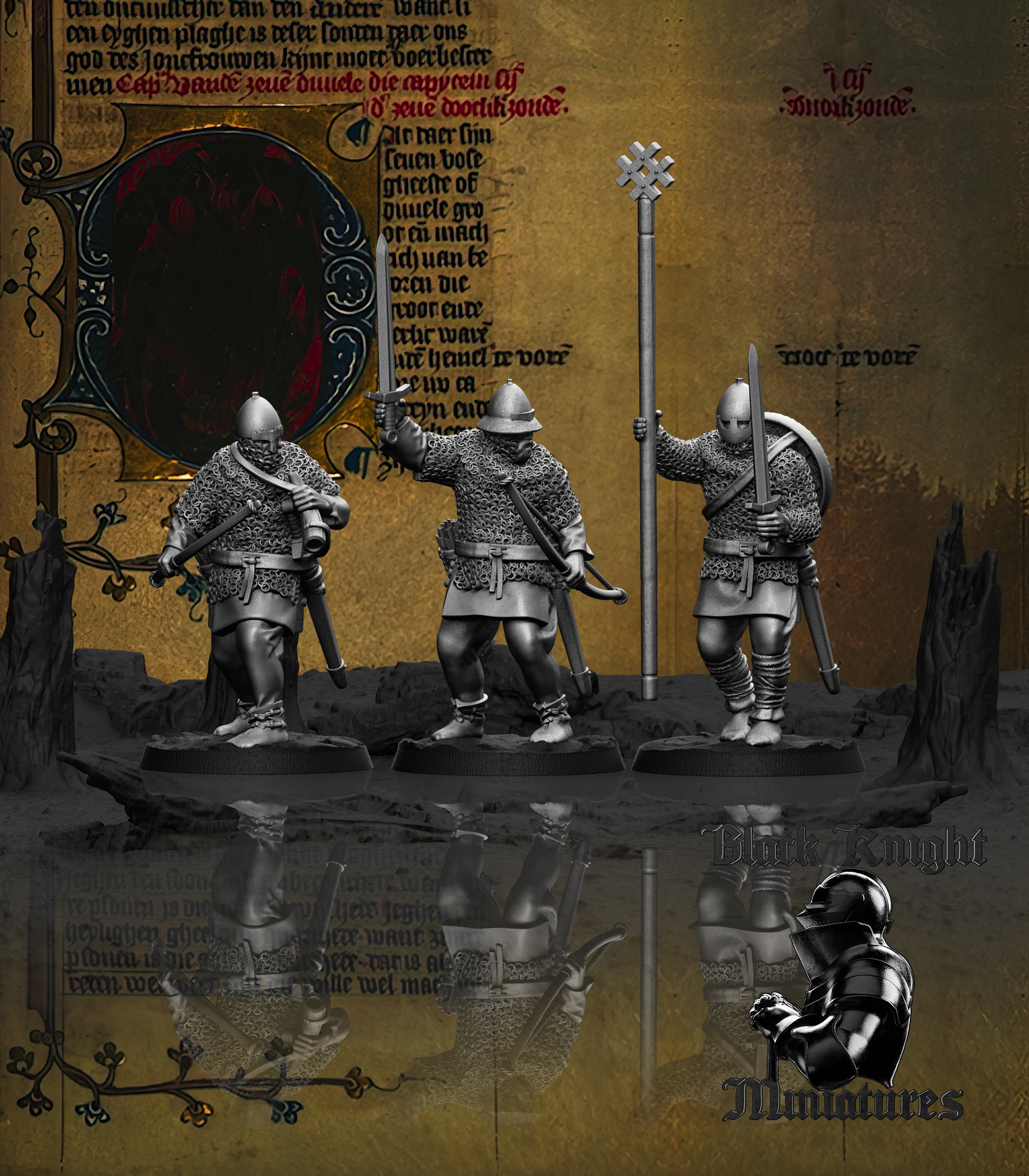 13th century - Prussian Archers Command Group