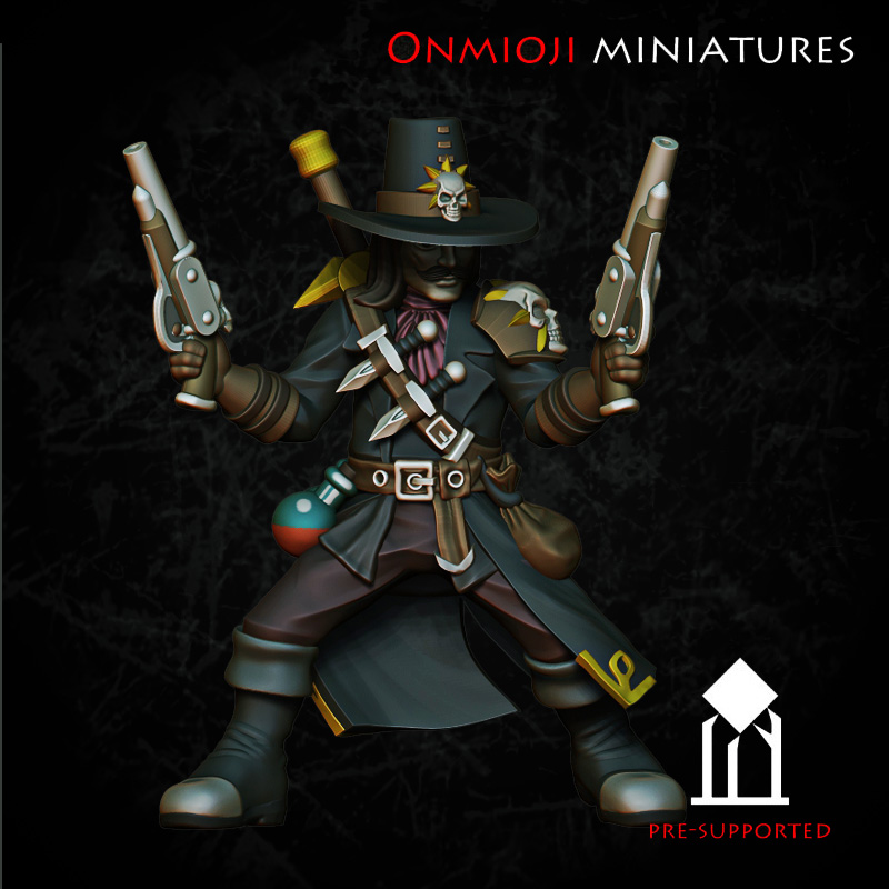 Witch hunter with pistols