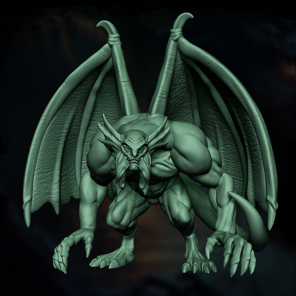 Lord of Lies | Horned Demon Sorcerer | Abyssal Manipulator | DnD 5e STL Miniature | 32mm Resin
